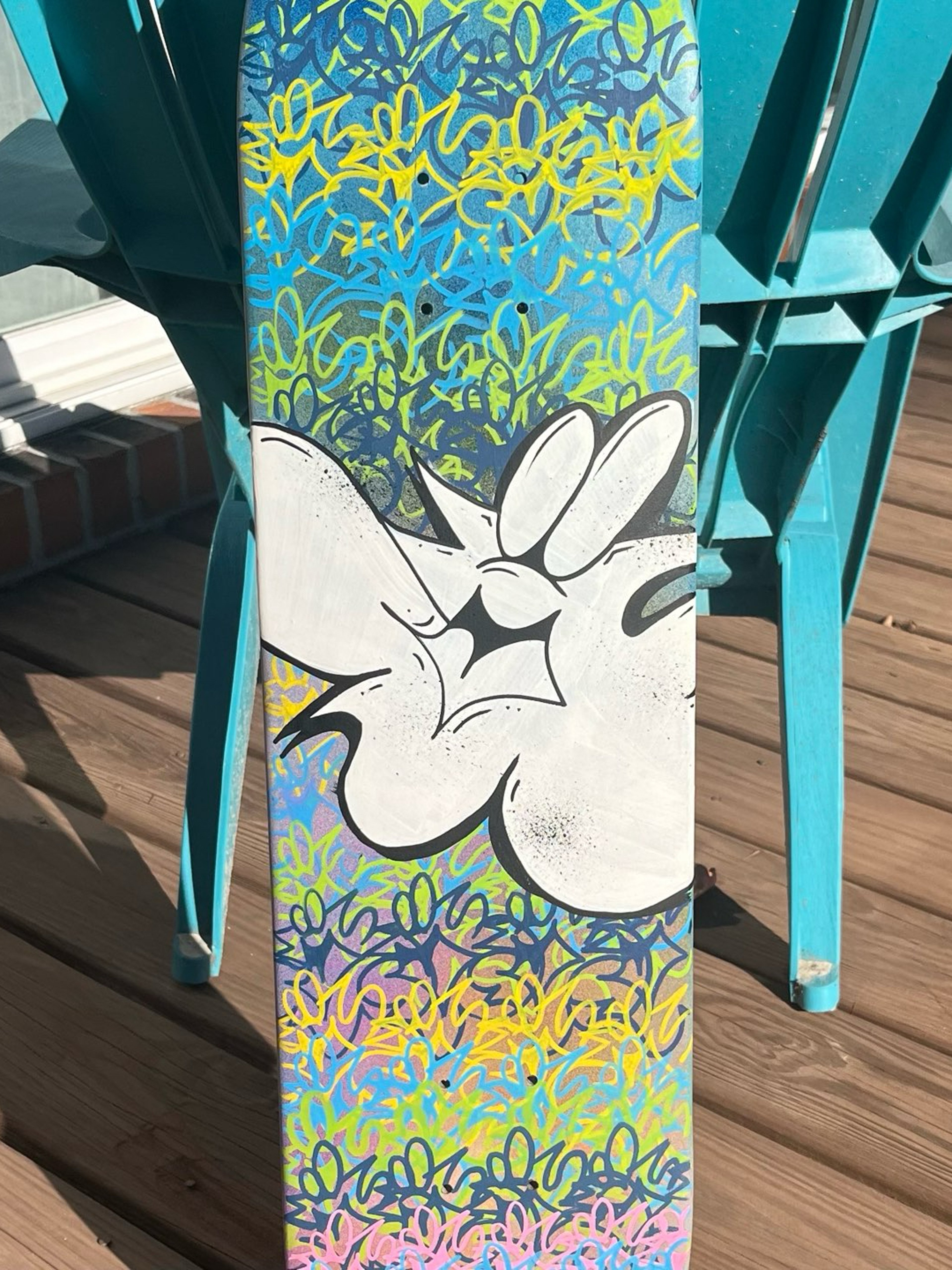Preview pic of “ADHD” Custom Skatedeck by Plasma Slug