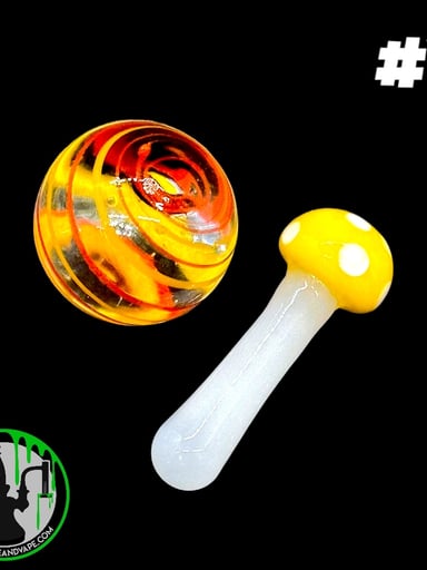 Preview pic of Tiki Quartz - Tiki Tornillo Mushroom Slurper Set #1