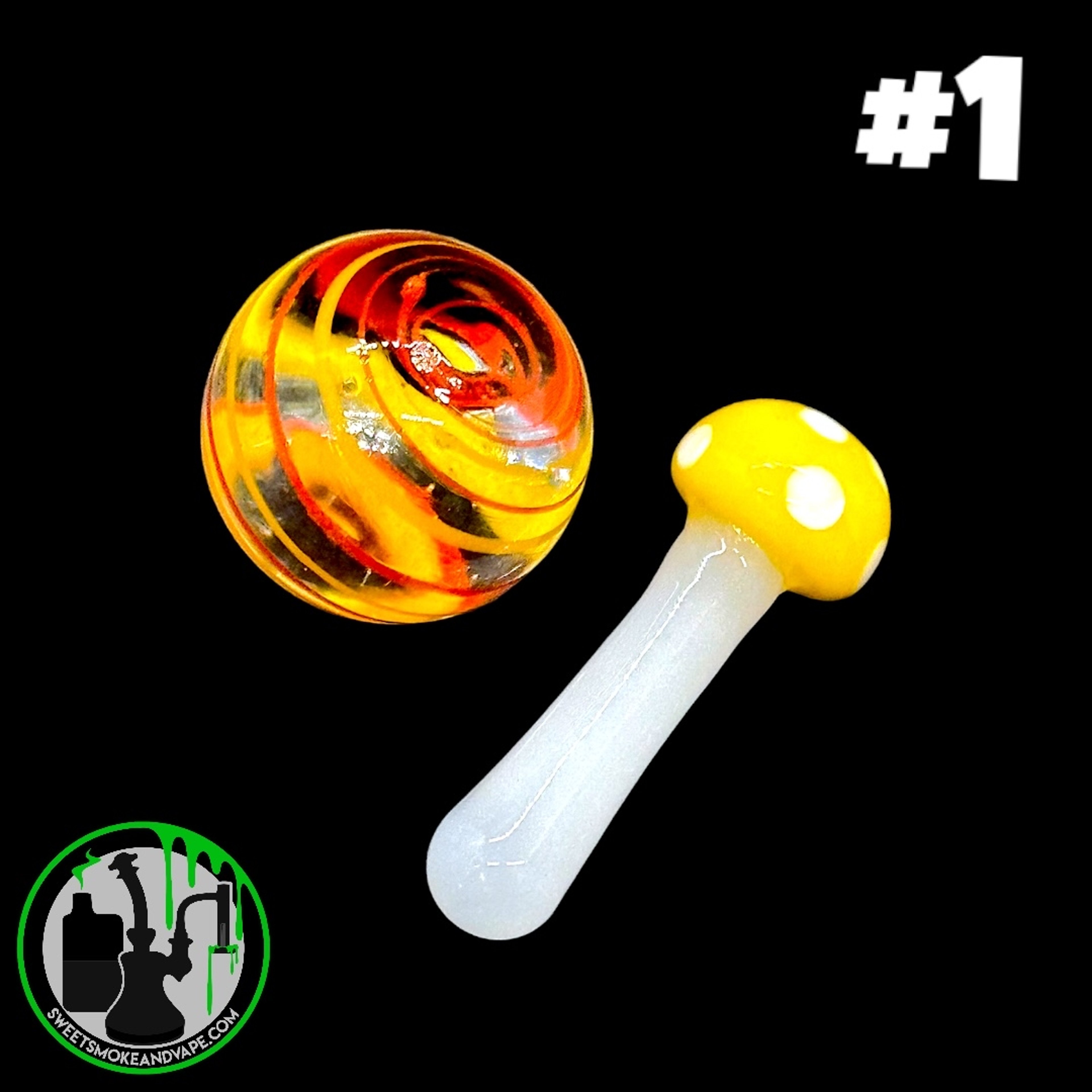 Preview pic of Tiki Quartz - Tiki Tornillo Mushroom Slurper Set #1