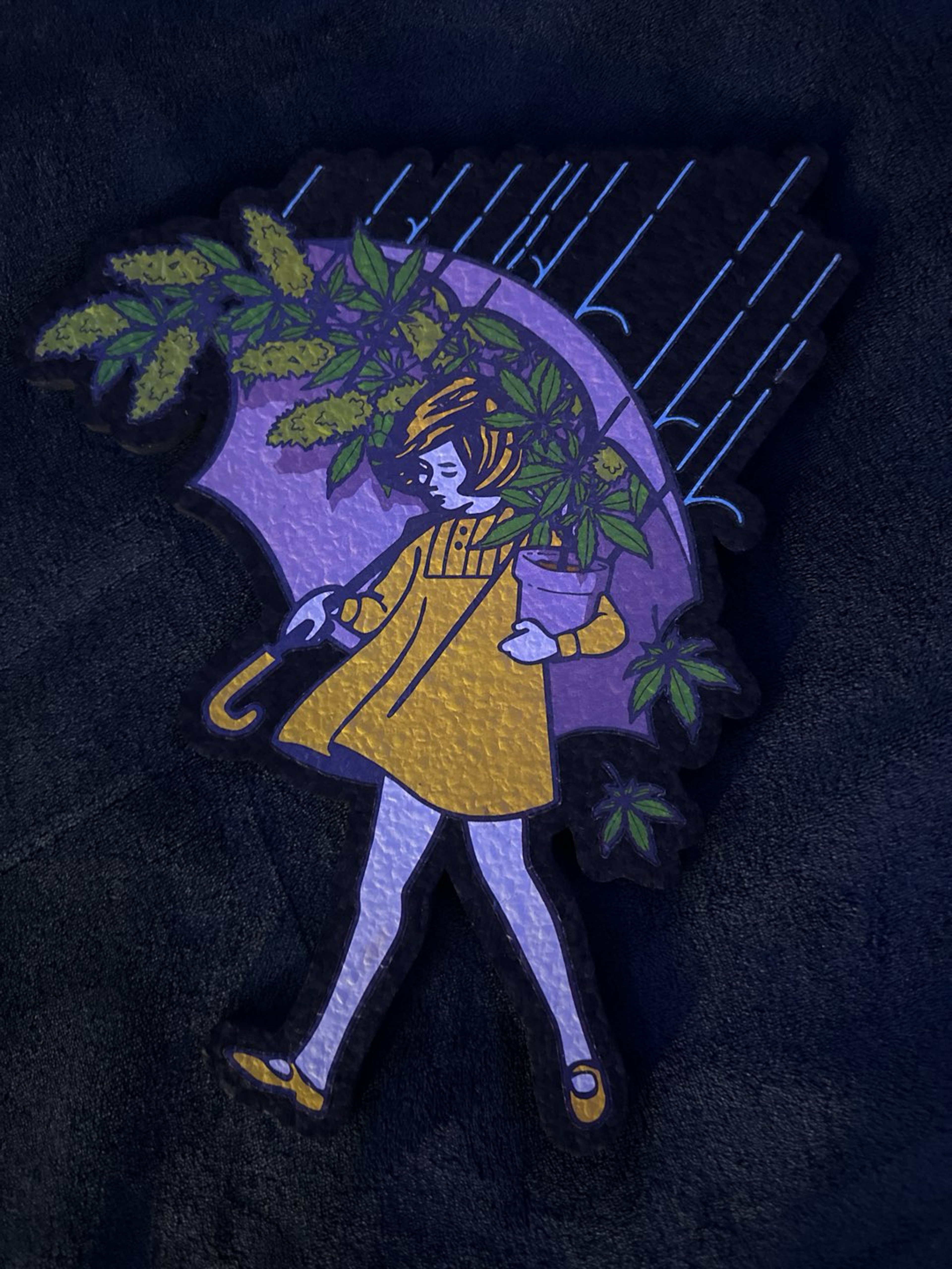 Preview pic of Purple umbrella slinger mat