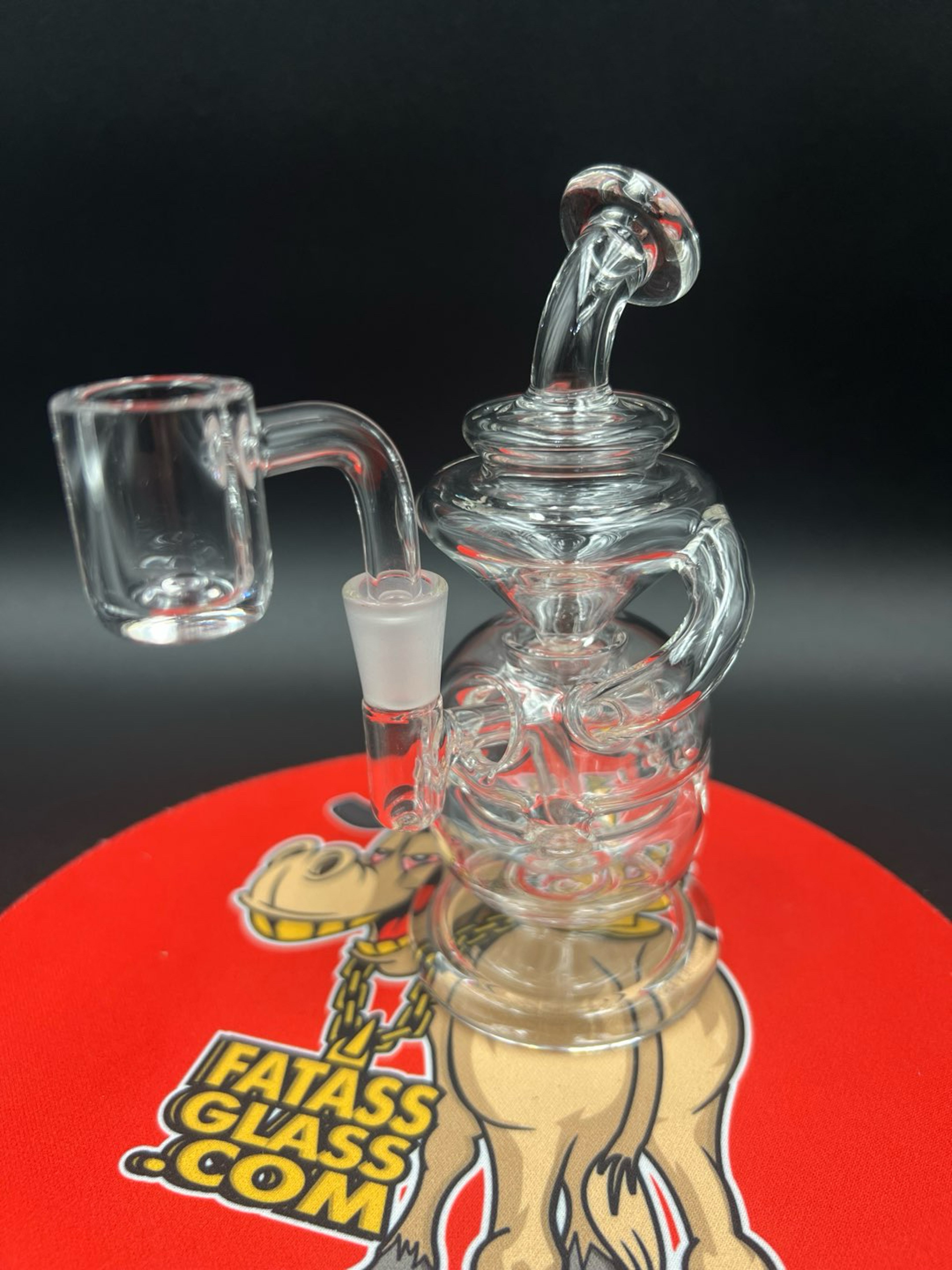 Preview pic of Mini Egg Recycler w Quartz Banger
