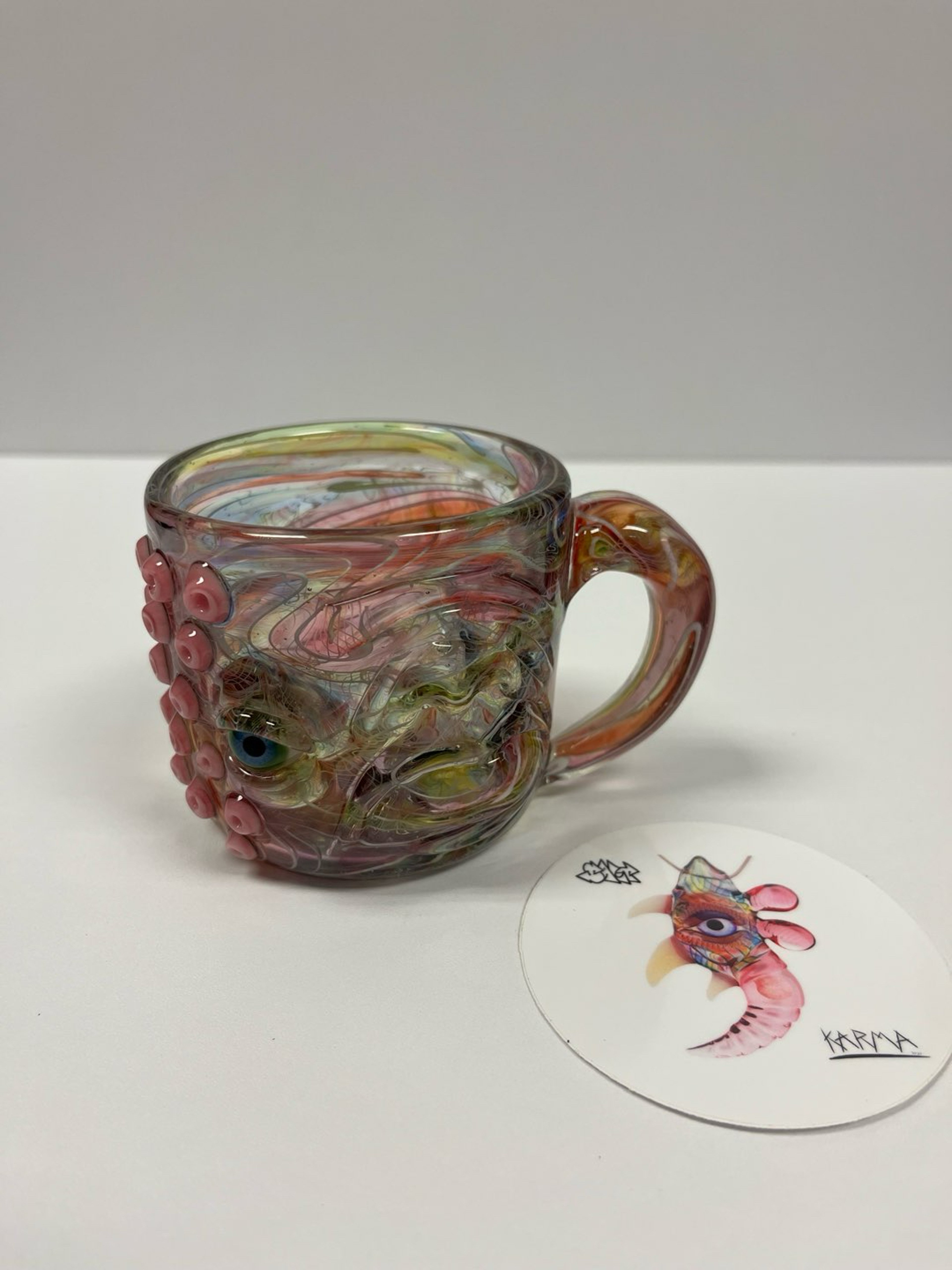 Karma Glass x Salt Glass Colab cup vessel mug image 0