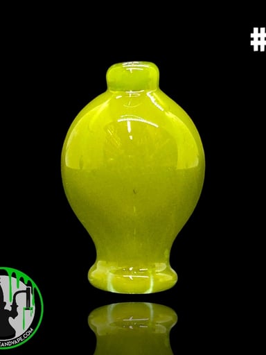 Preview pic of Daniel's Glass Art - Bubble Carb Cap #3 - Green