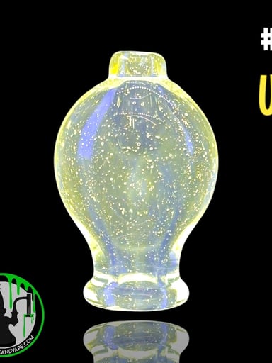 Preview pic of Daniel's Glass Art - Bubble Carb Cap #8 - UV Yellow