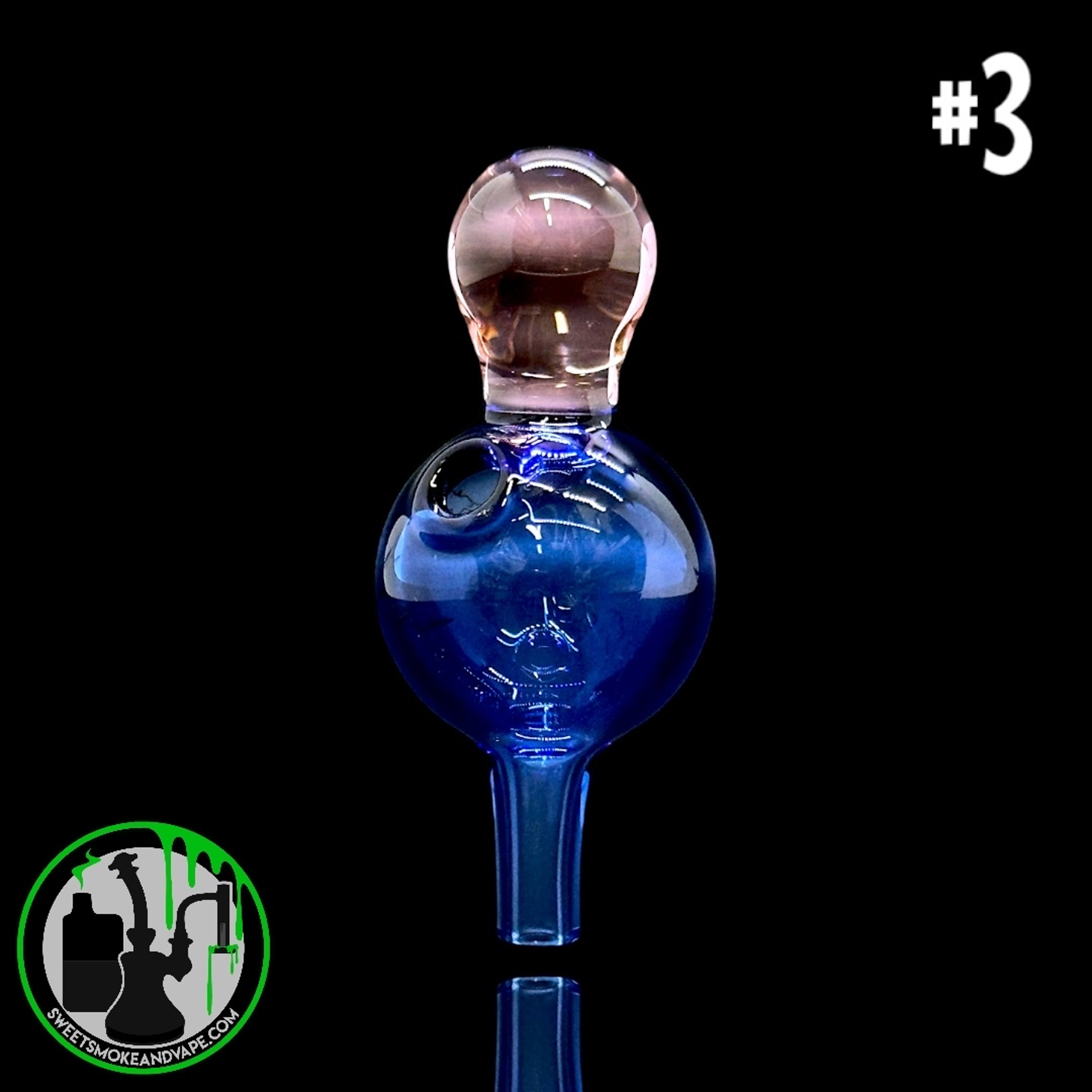 Preview pic of CPB Glass - Directional Carb Cap (Blue & Pink)