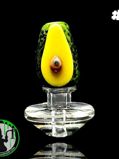 Preview pic of Empire Glassworks - Puffco Peak Carb Cap - Avocado #1