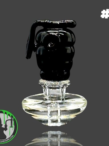 Preview pic of Empire Glassworks - Puffco Peak Carb Cap - Grenade #4