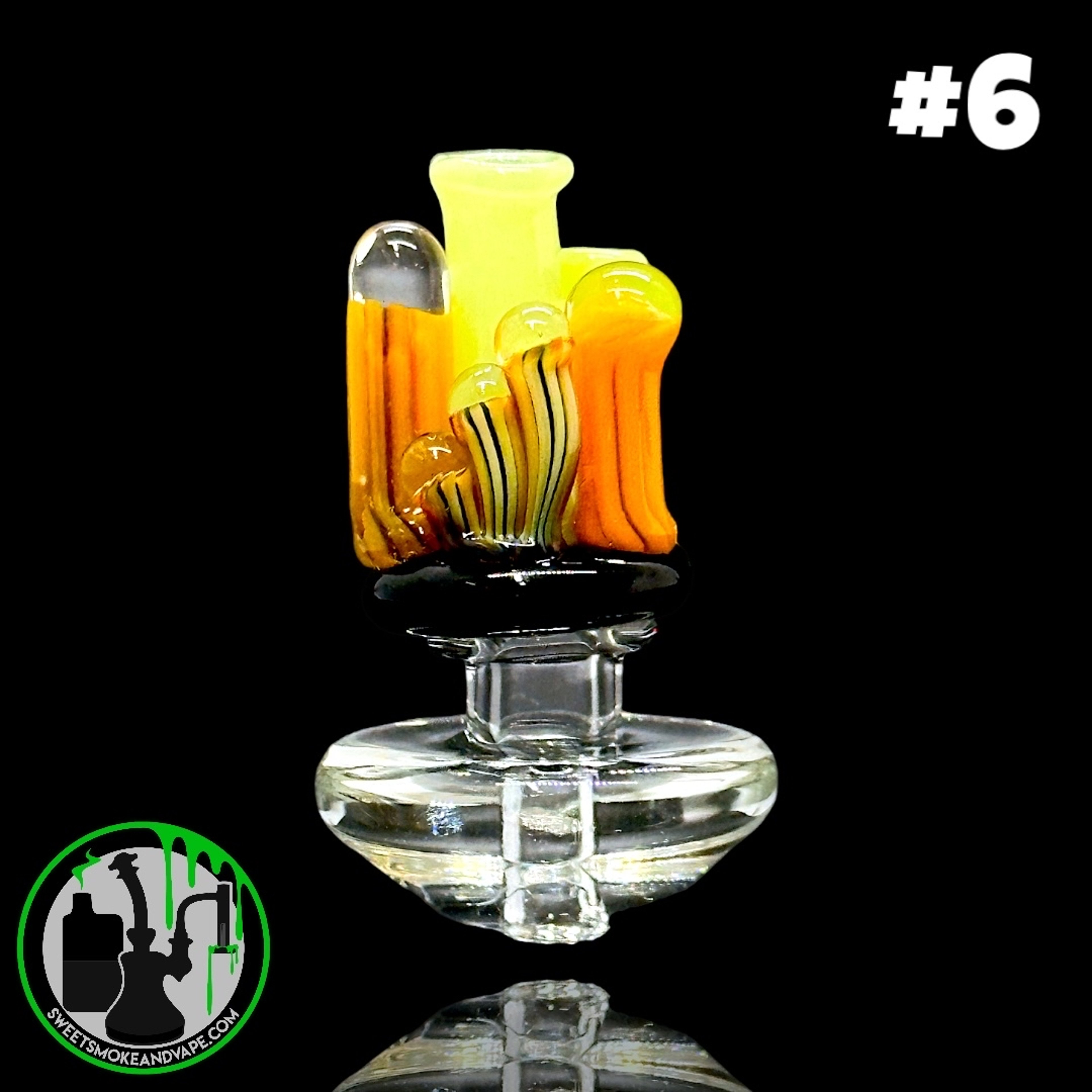 Preview pic of Empire Glassworks - Puffco Peak Carb Cap - Ocean Reef #6