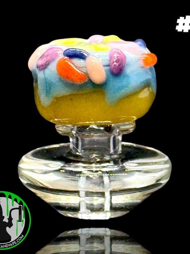 Preview pic of Empire Glassworks - Puffco Peak Carb Cap - Donut #7