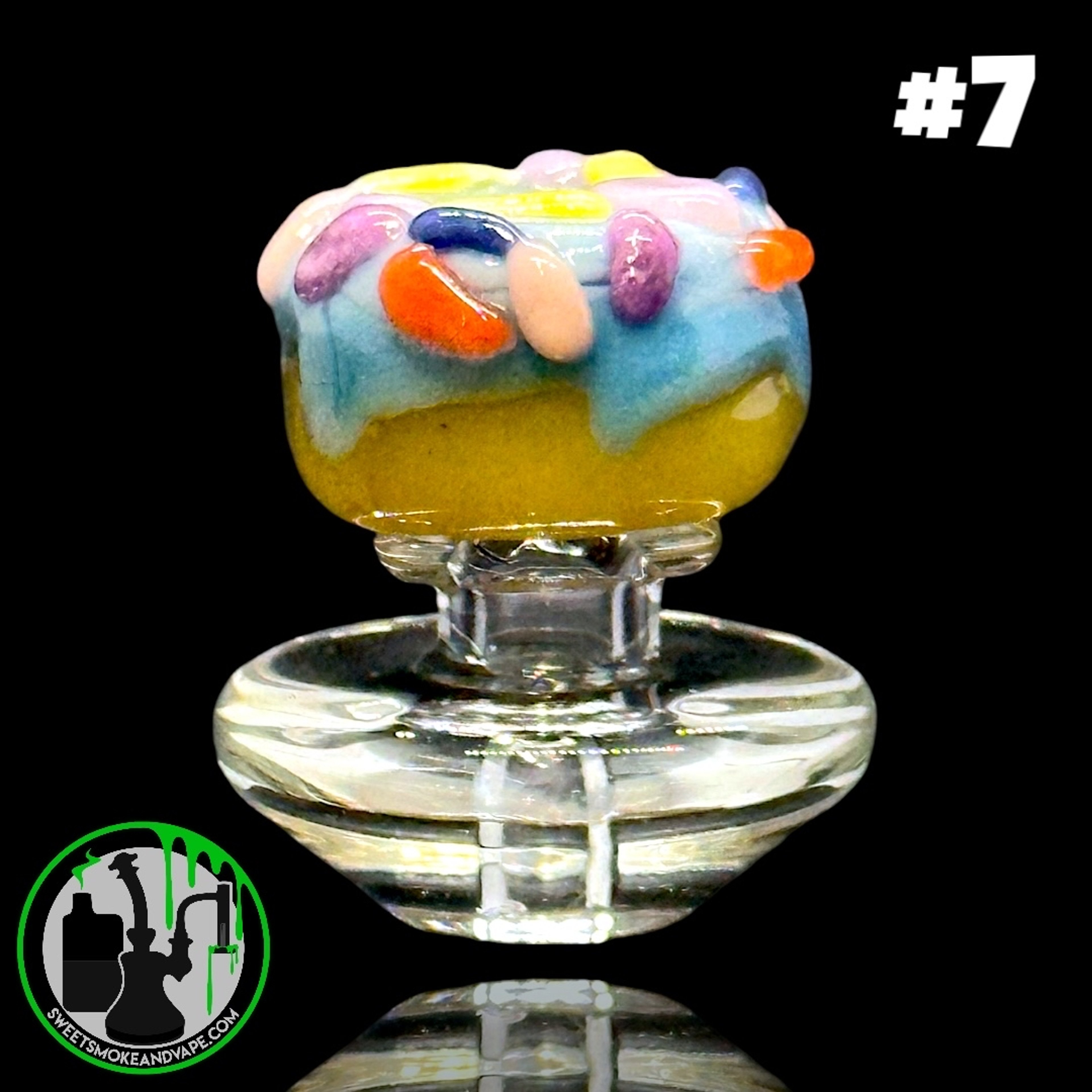 Preview pic of Empire Glassworks - Puffco Peak Carb Cap - Donut #7