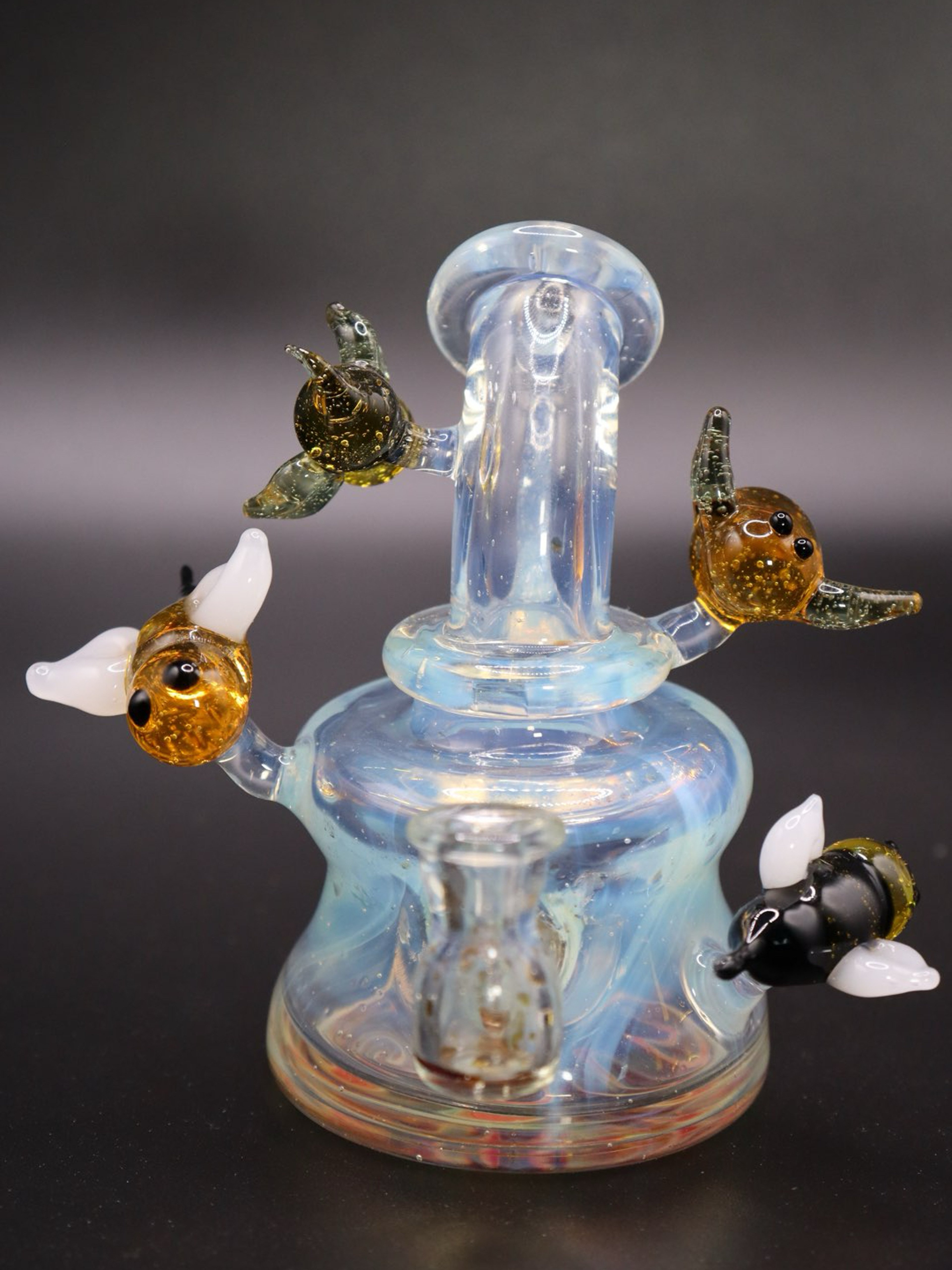 Preview pic of 5mm Bee Hive Bubbler Pendadnt Rig