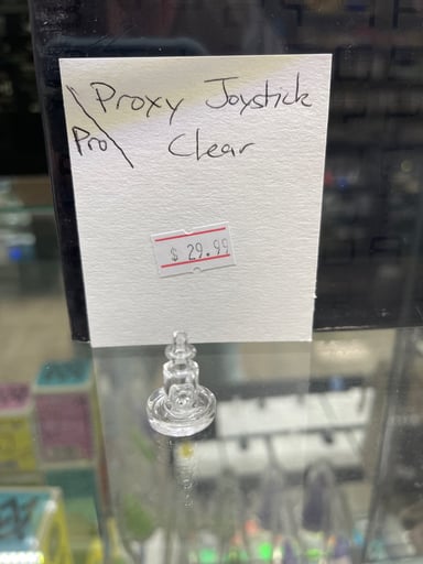 Preview pic of Puffco Pro and Proxy joystick Clear