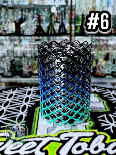 Preview pic of Mamba Guardz - Heat Cage #6 - Blazer GT8000 Guard (Black, Blue & Teal)