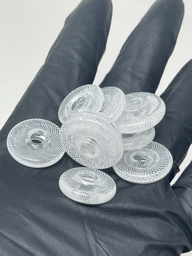 Preview pic of Blue Soldier Art retti disc beads