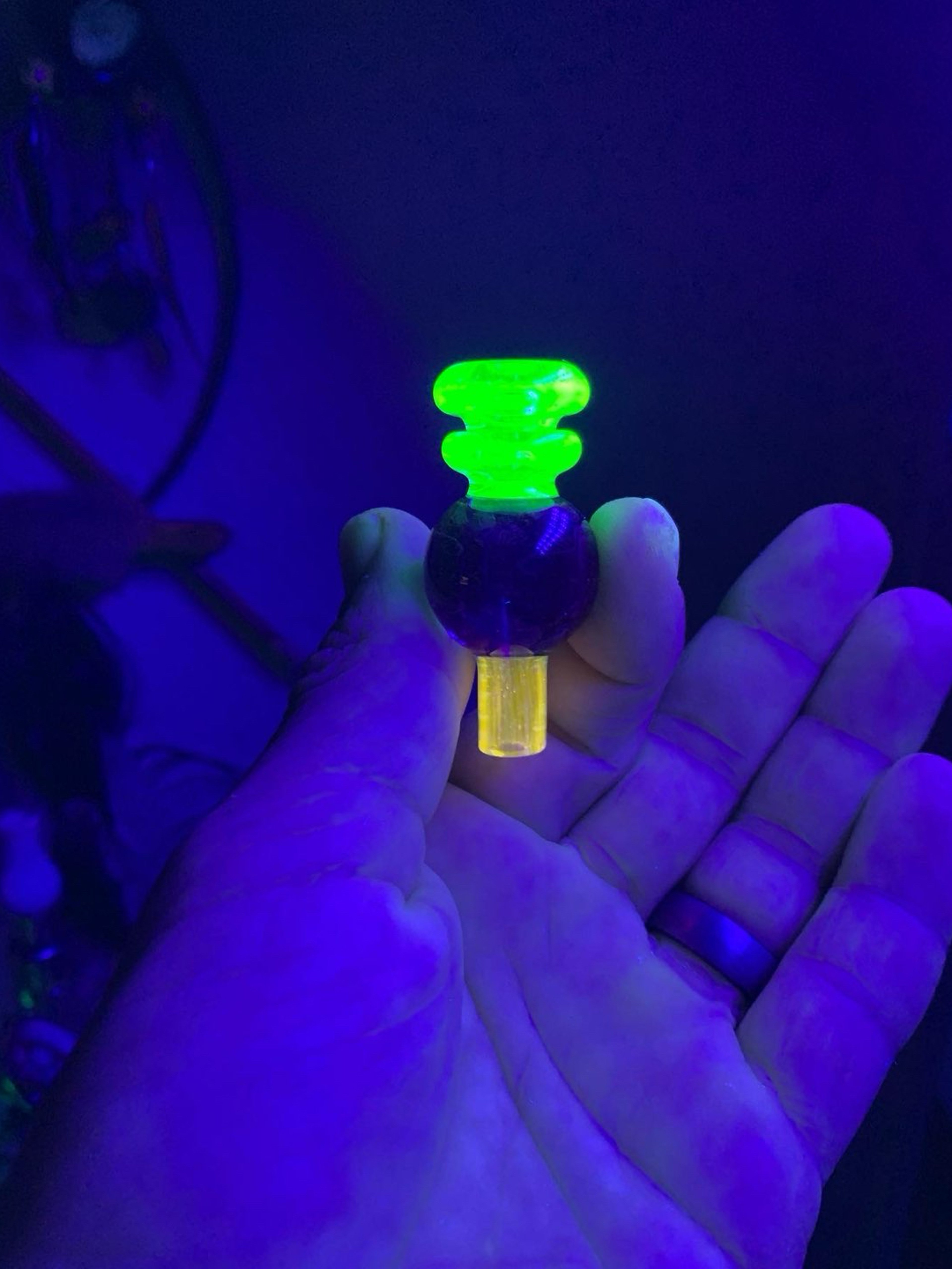 Preview pic of Taco jesus heady thick fumed print pharaoh 2x UV and crushed opal bubble cap