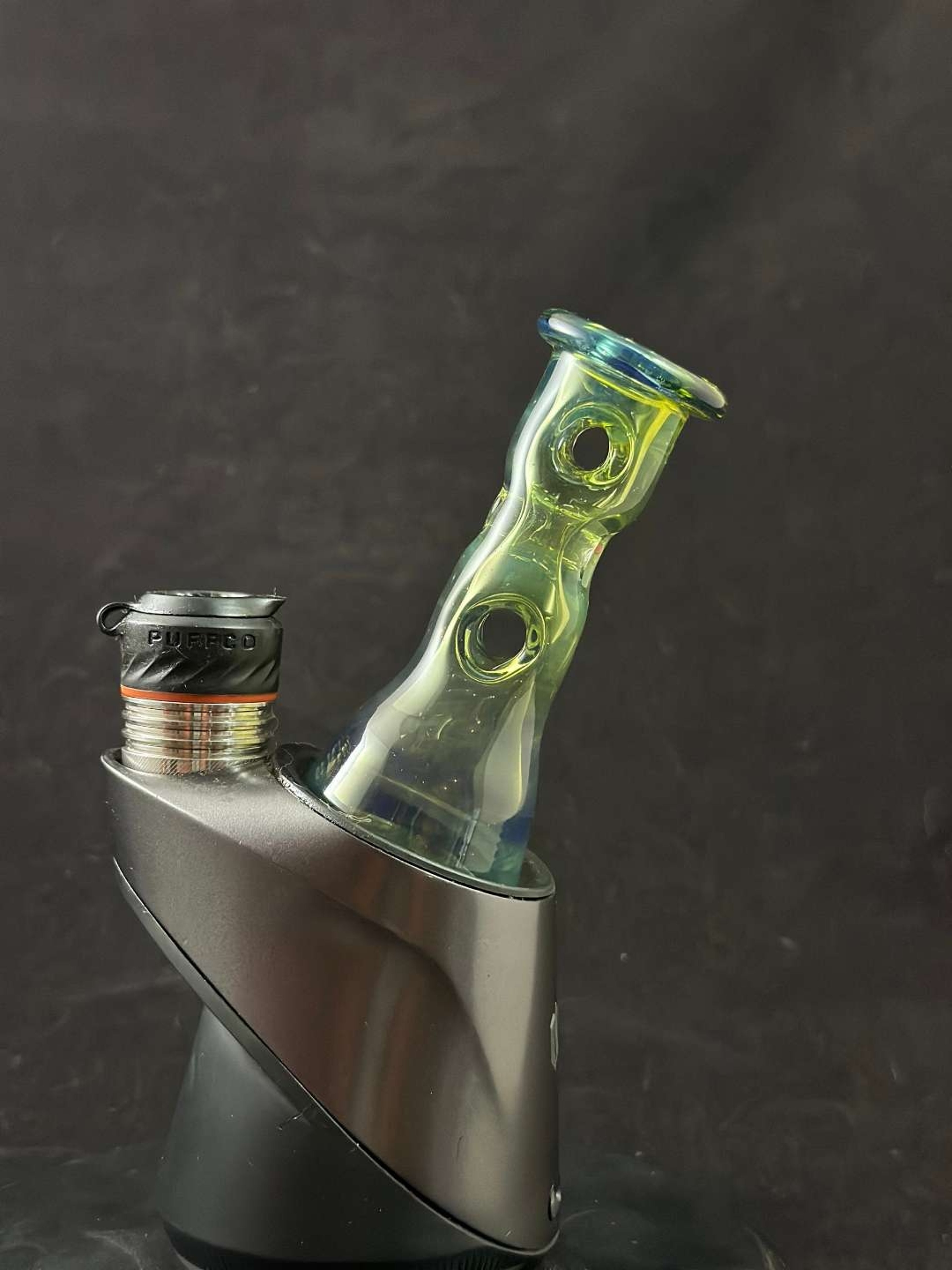 Preview pic of Pippenger Glass : Cooling Column (Puffco Peak Dry Attachment) - Dragon Tears