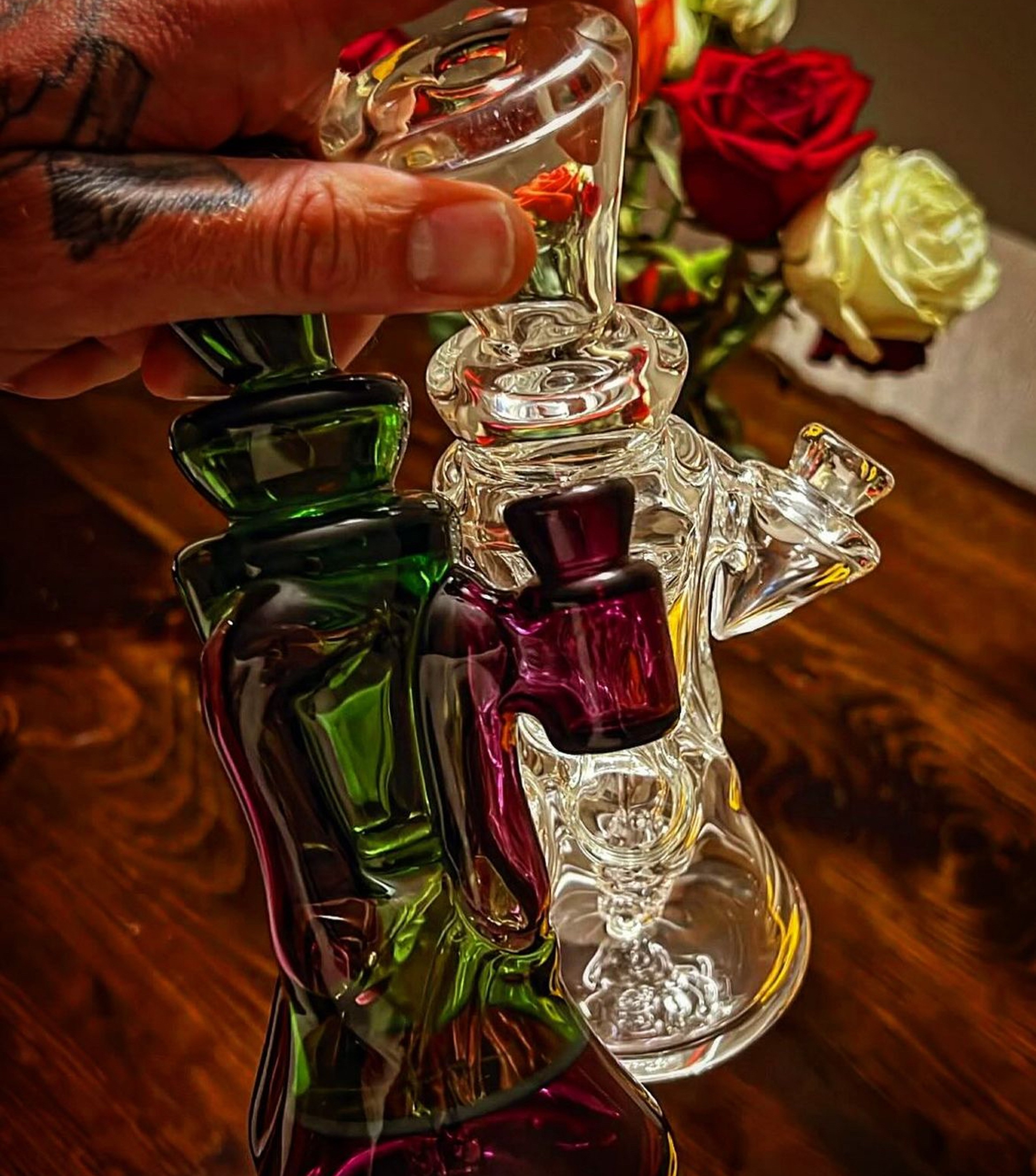 Preview pic of Clear Rycrafted recycler 1/1