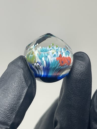 Preview pic of Coral faceted marble