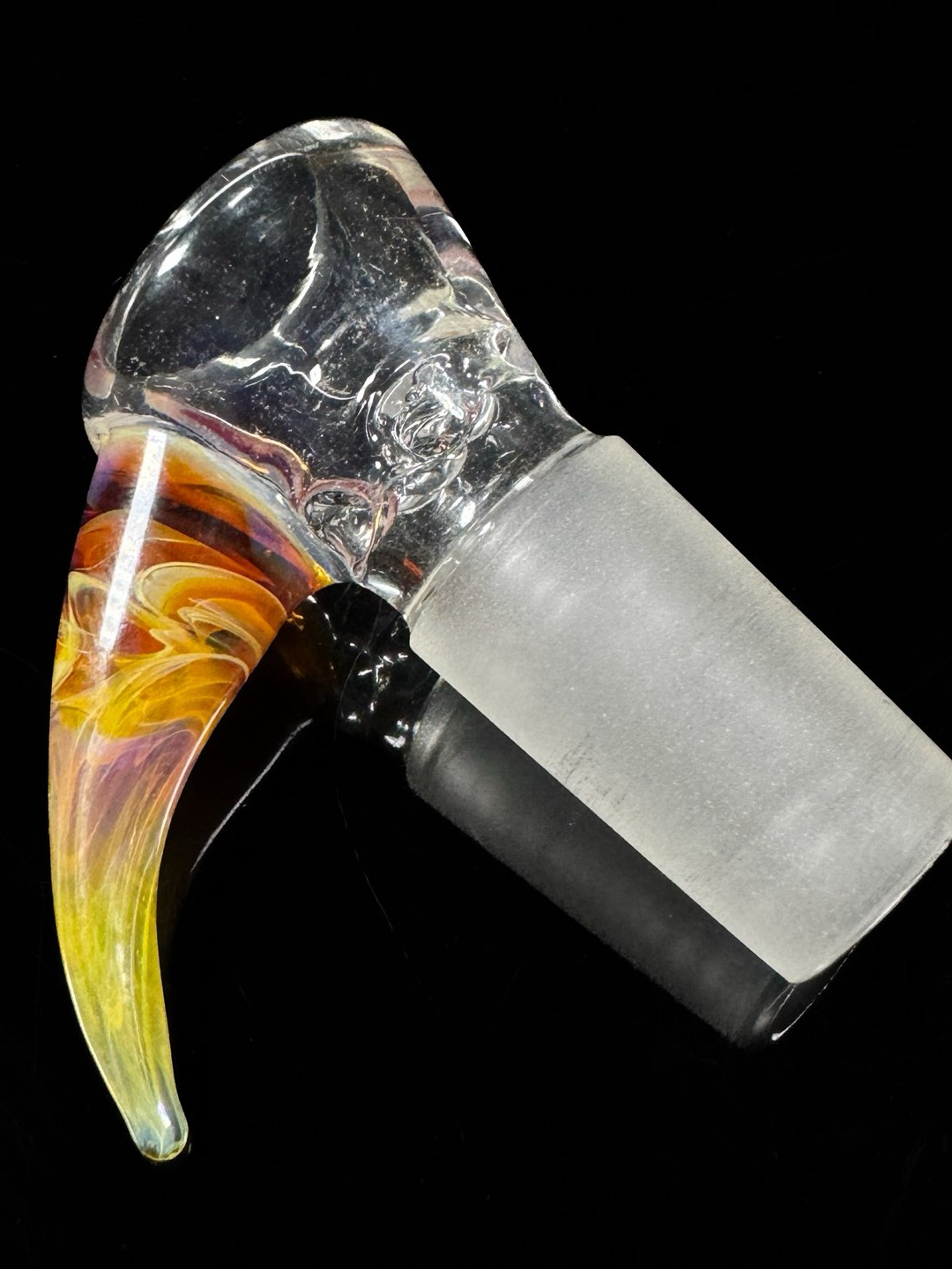 Preview pic of 4 Hole 14mm Clear Slide with AP Horn