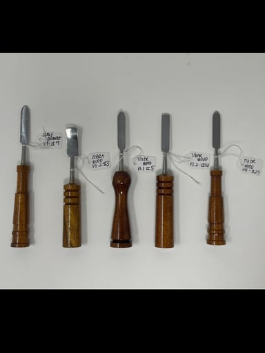 Preview pic of Naturallyspuntools handmade wooden dabbers