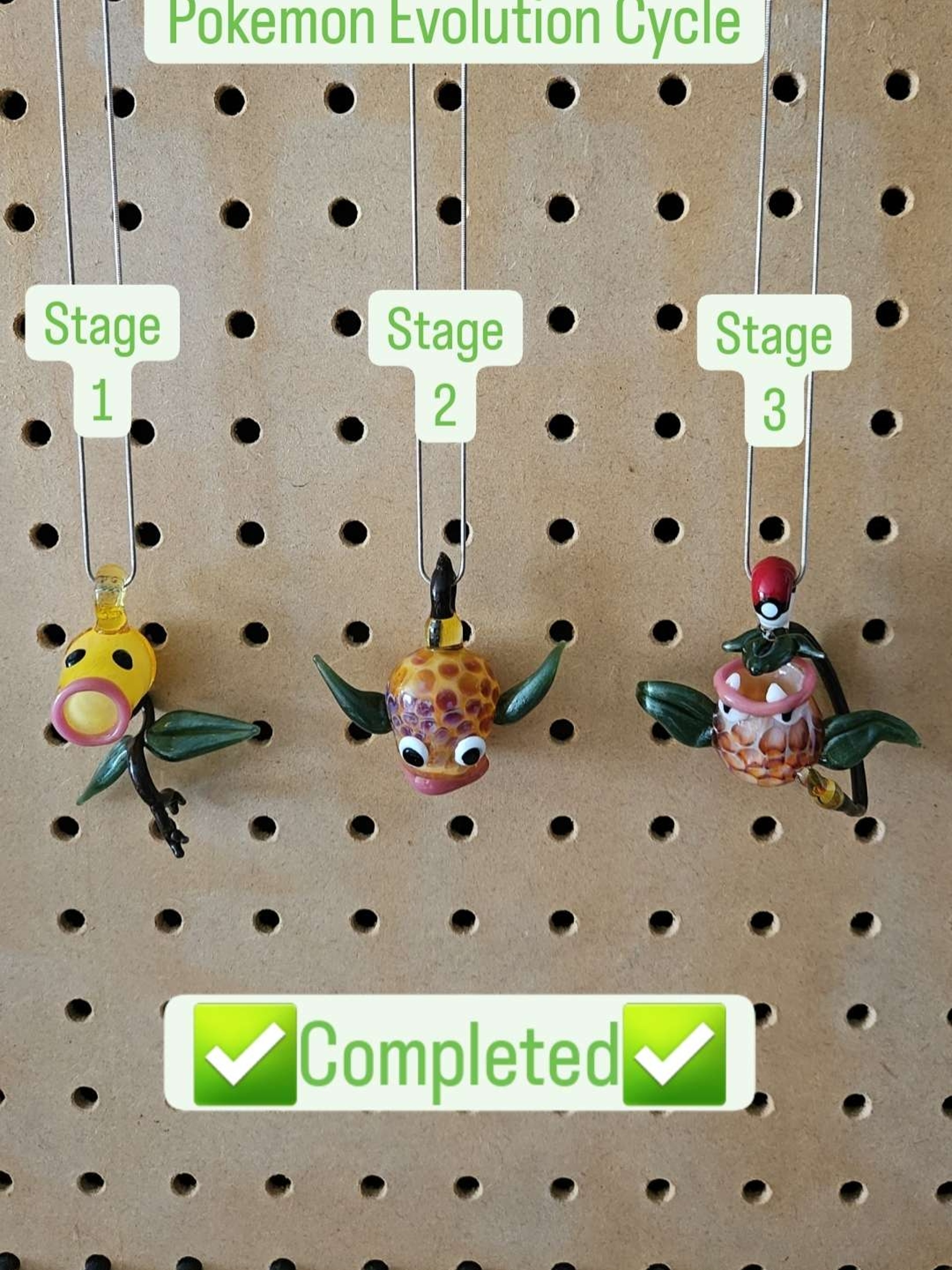 Preview pic of Bean Sprout evolution cycle pendants