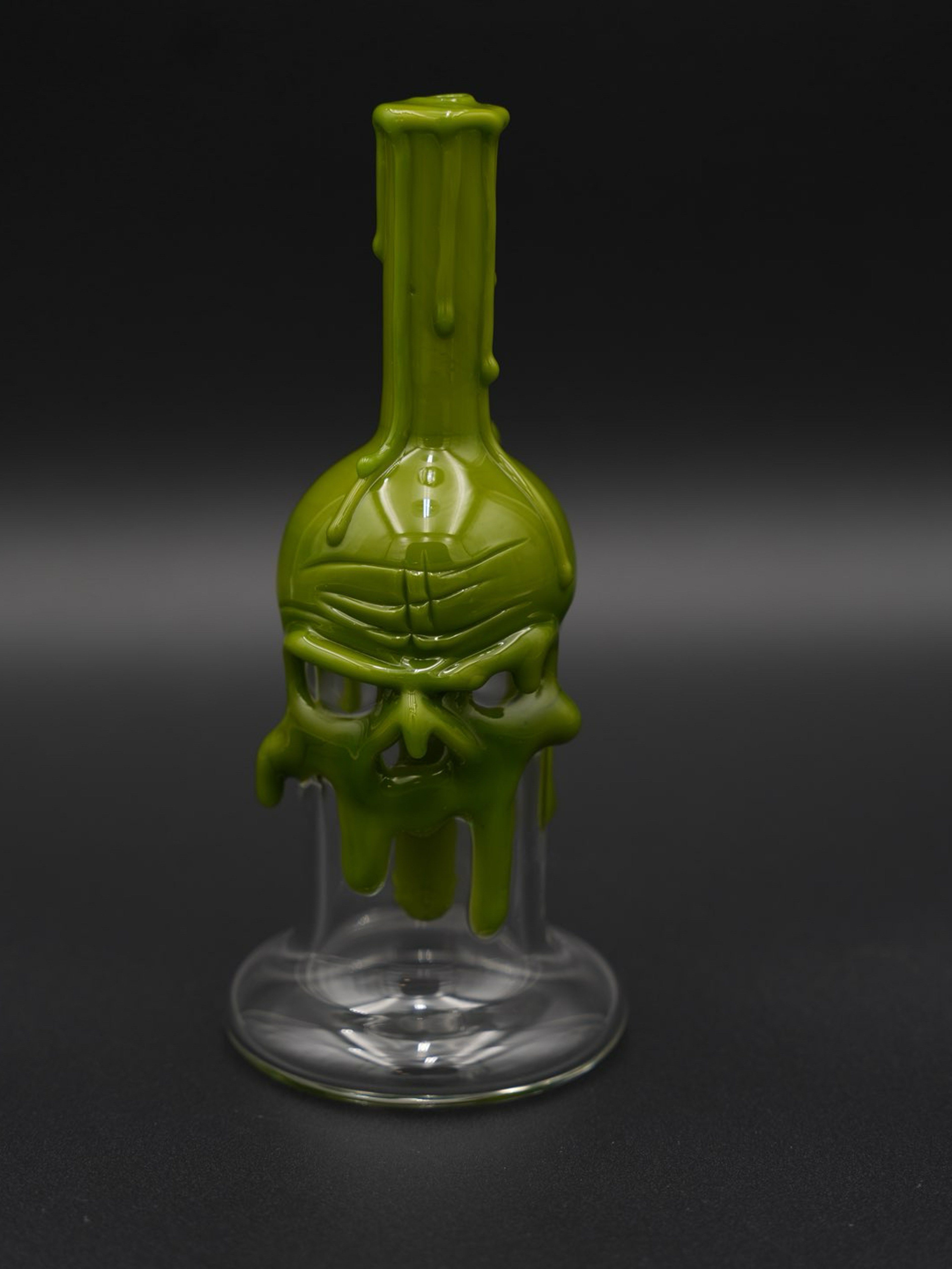 Preview pic of Grime Glass Candle Skull