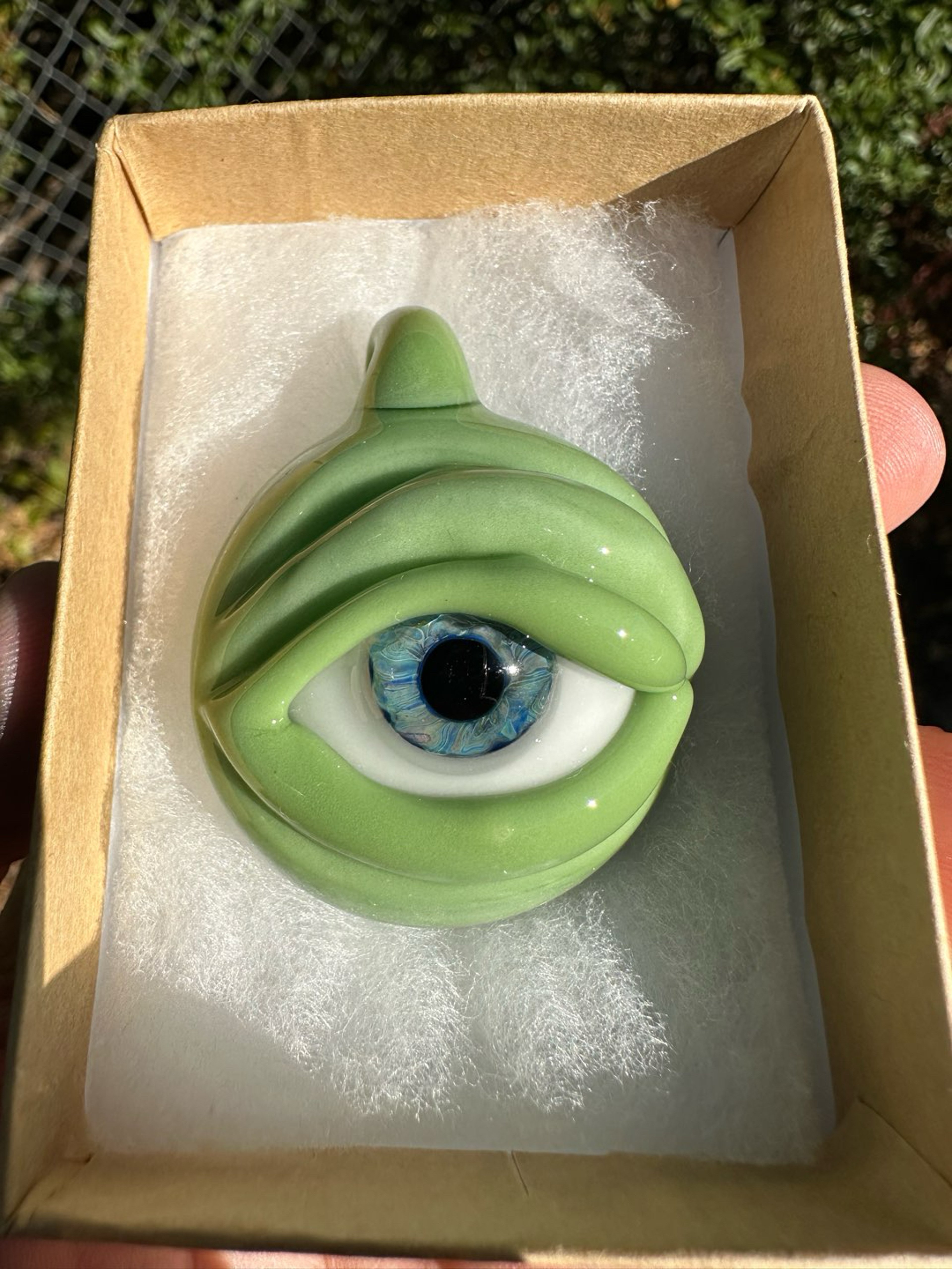 Eye pendant by Blueshift Glass image 0