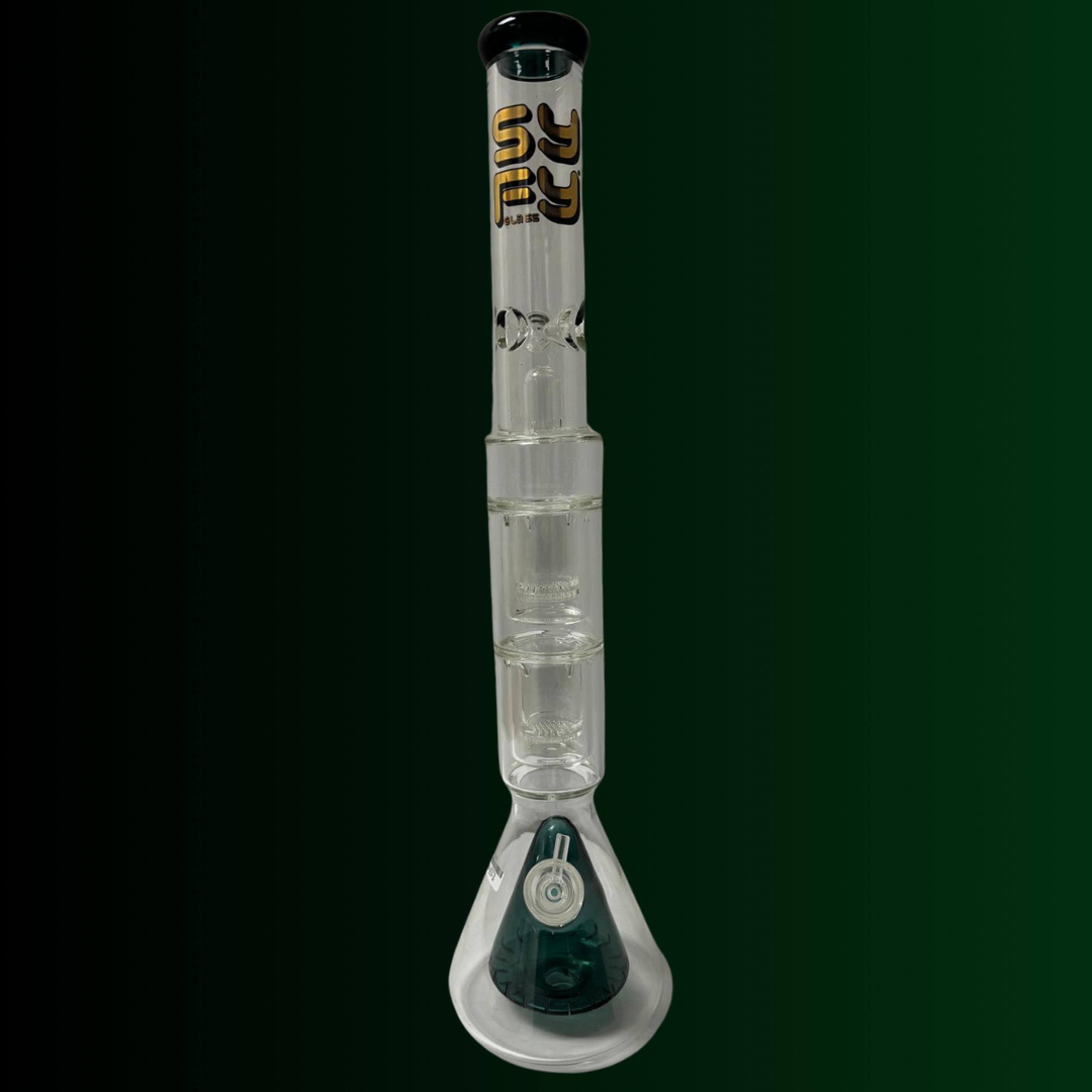 Preview pic of 21" SYFY Glass Water Pipe - WP-2214-JG