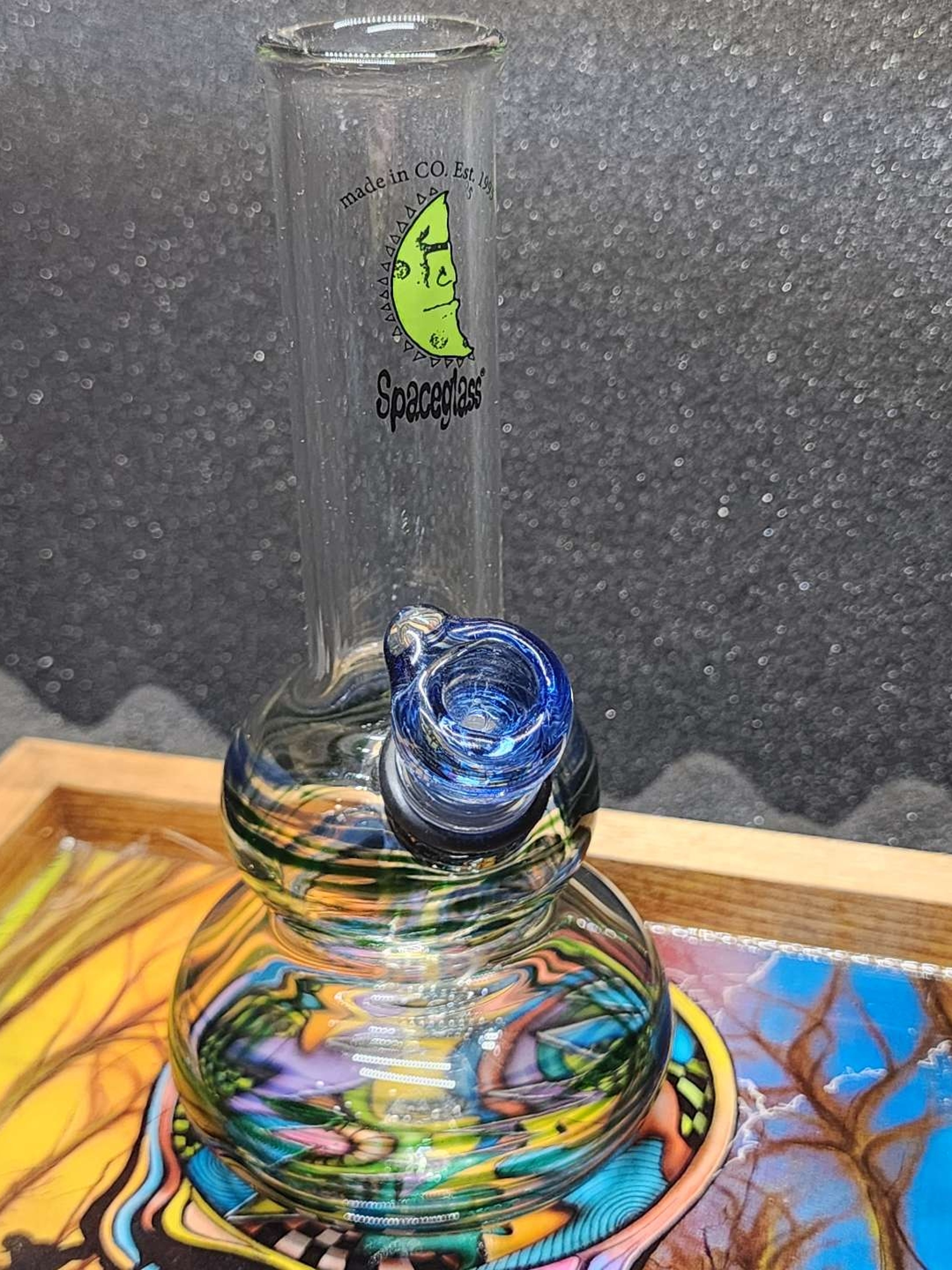 Preview pic of SpaceGlass Double Bubb Bong