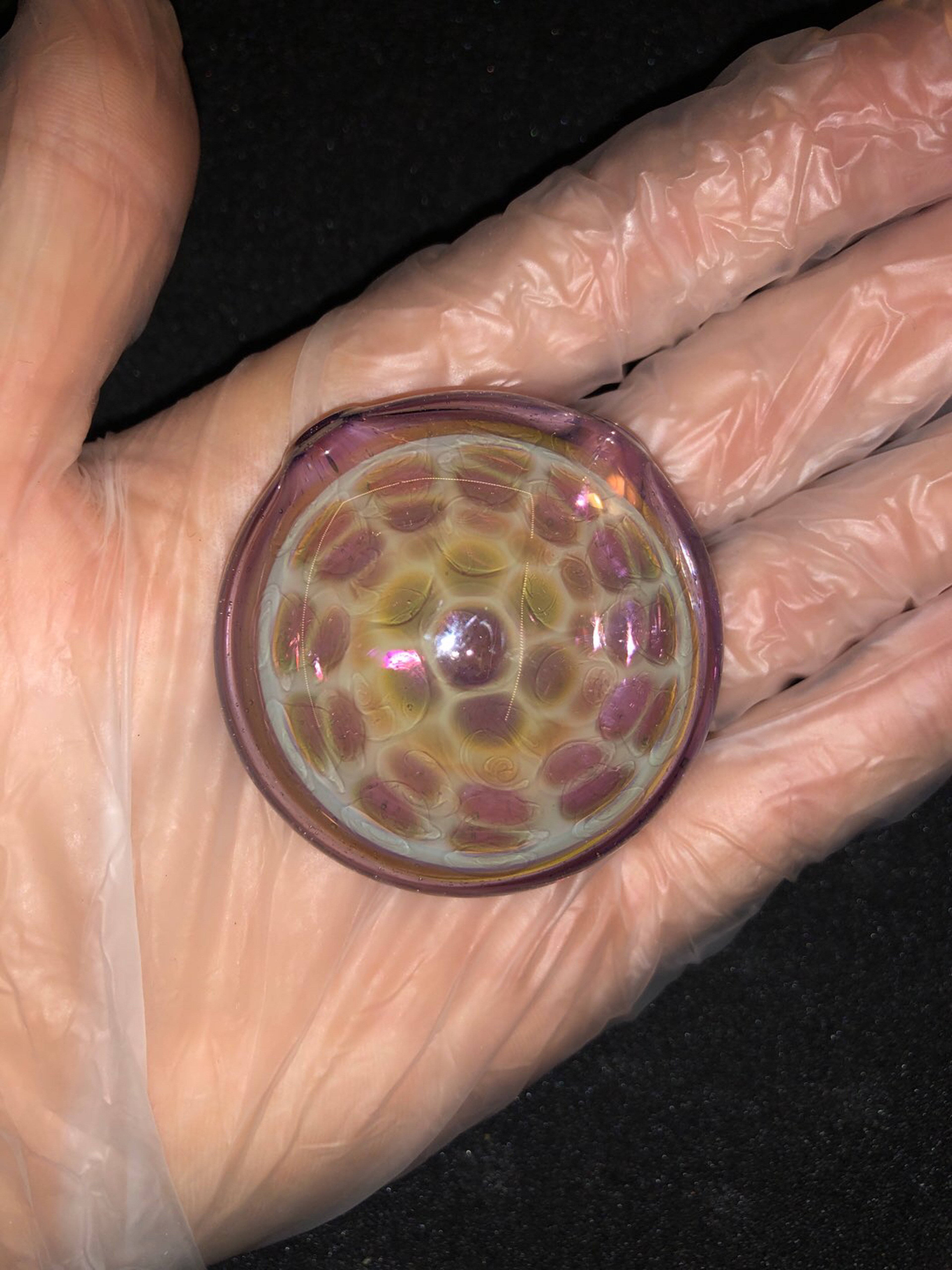 Preview pic of Branmonster honeycomb hollow tan and purple