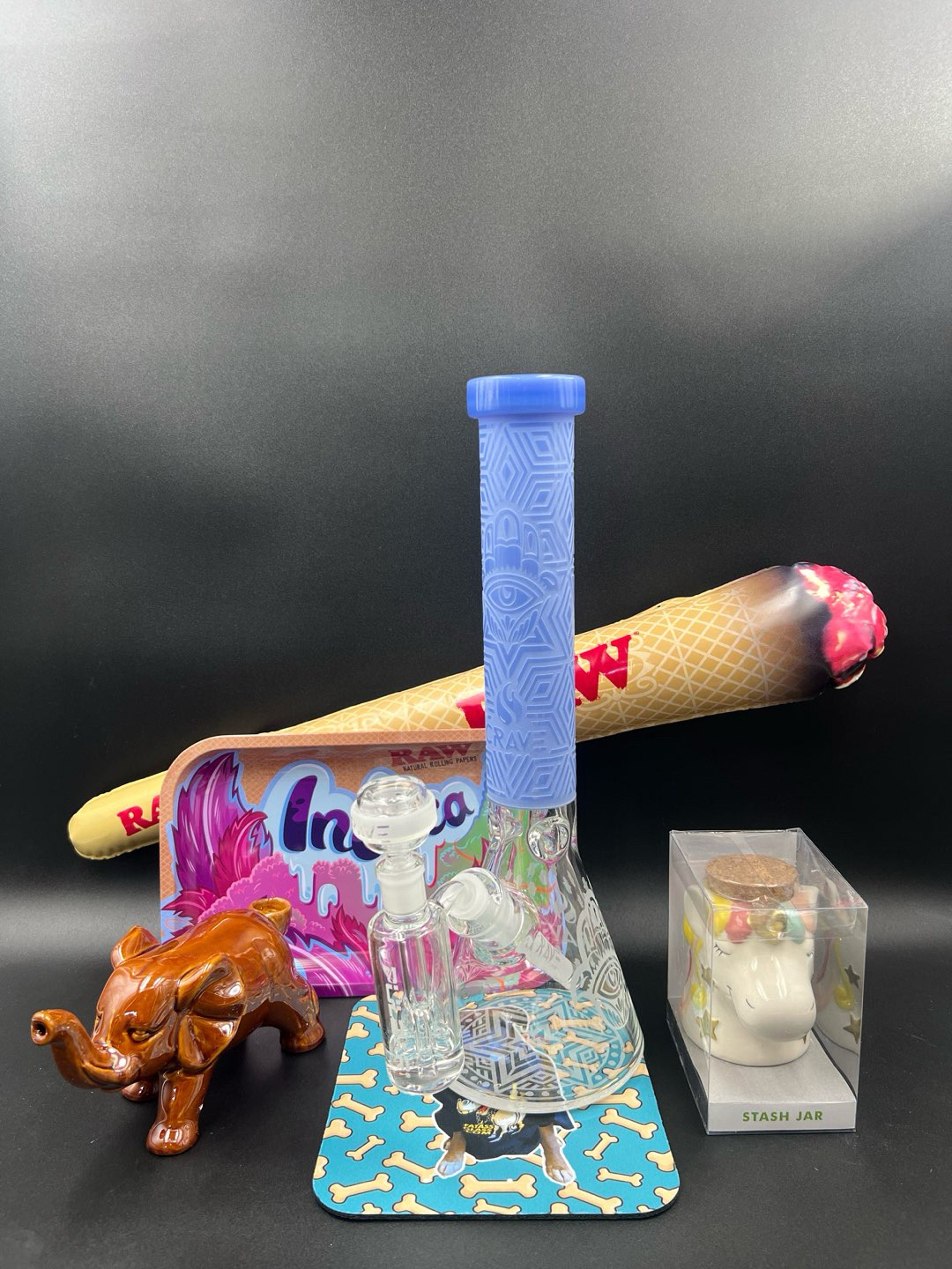 Preview pic of Sandblasted Beaker x RAW Set