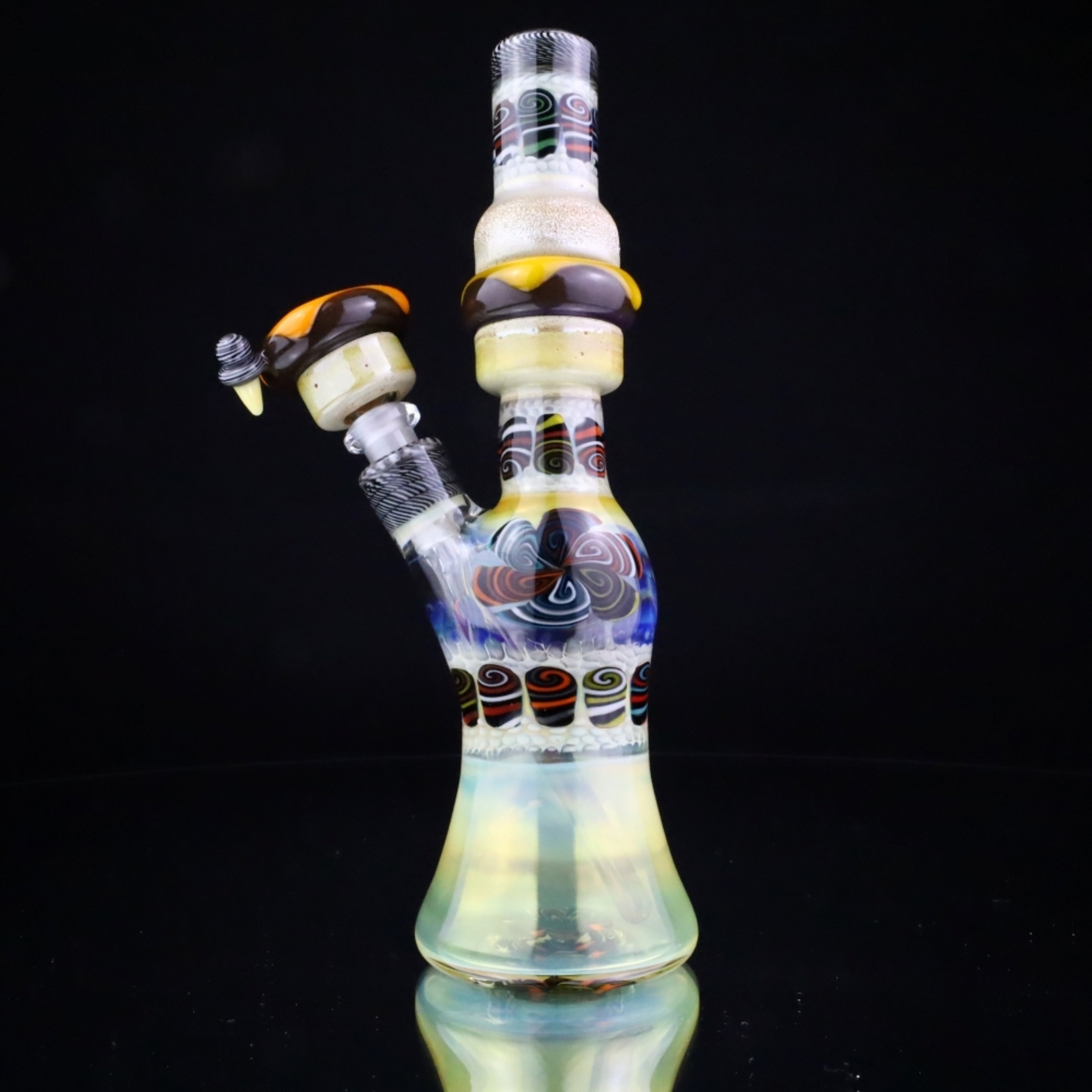 Chunk Glass x Rosburg Glass Burger Bubbler image 0