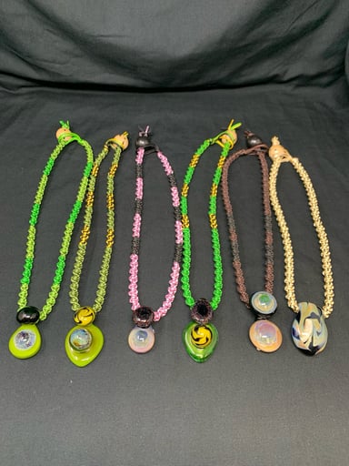 Preview pic of Headless Cordsman Pendant w/ handmade cord