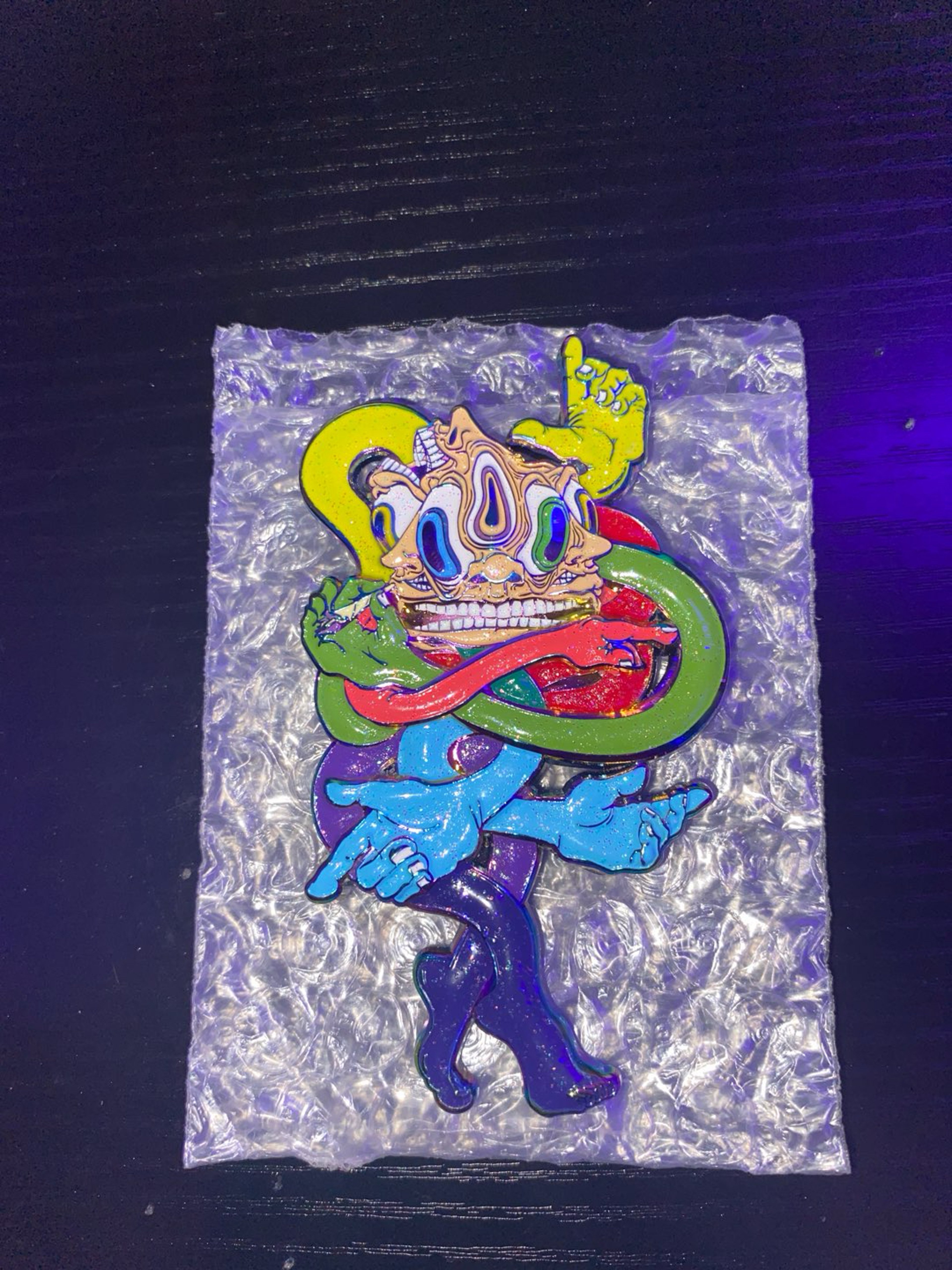 Preview pic of Anodized Metal Aaron brooks pin
