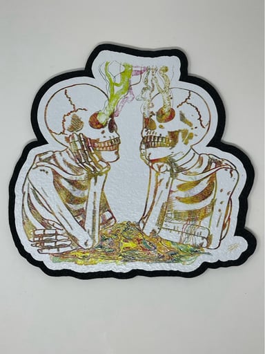 Preview pic of Behram Agha “You and Me” moodmat with goofy print