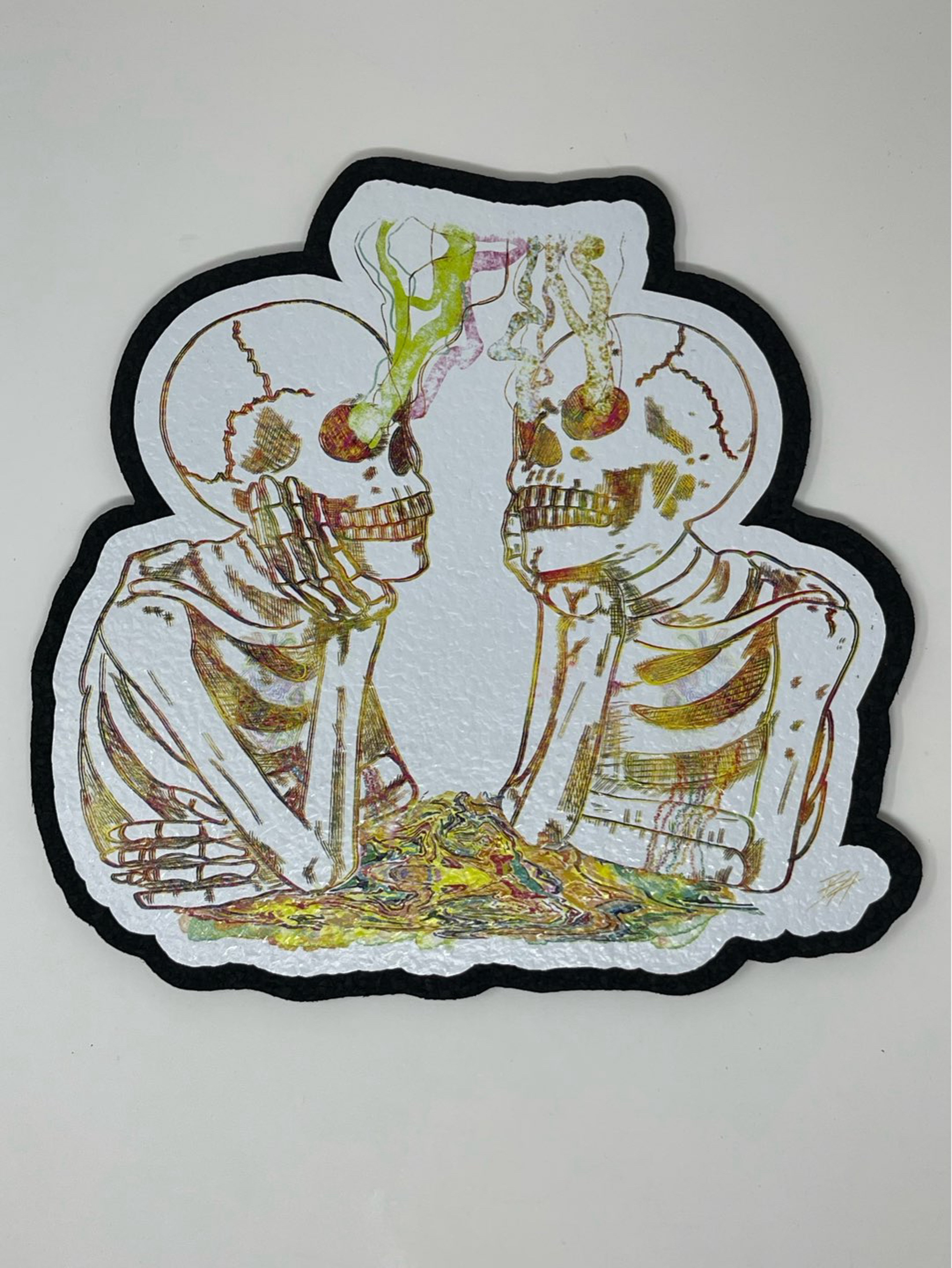 Preview pic of Behram Agha “You and Me” moodmat with goofy print