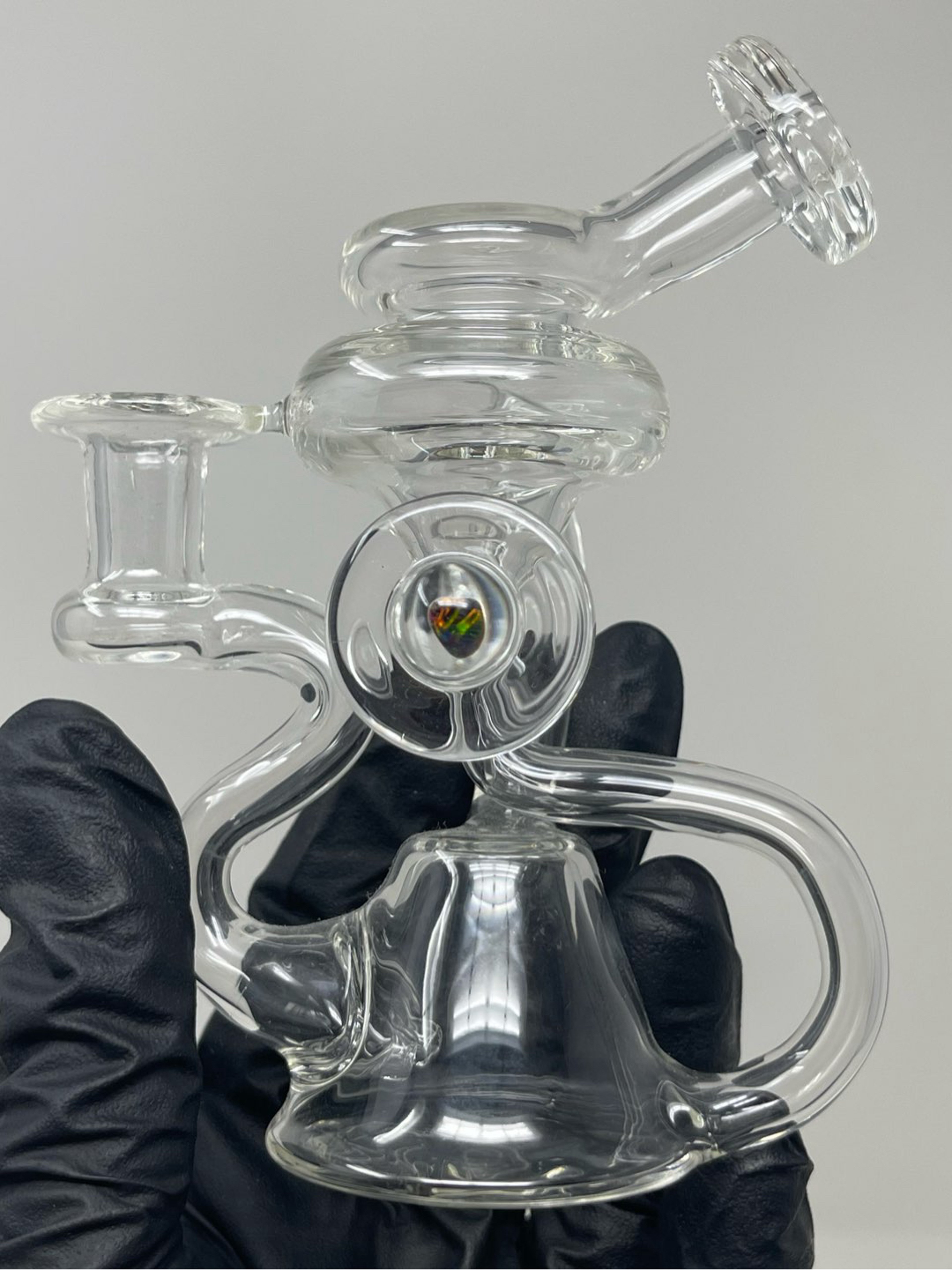 Preview pic of Nic Ric micro recycler with black fire opal