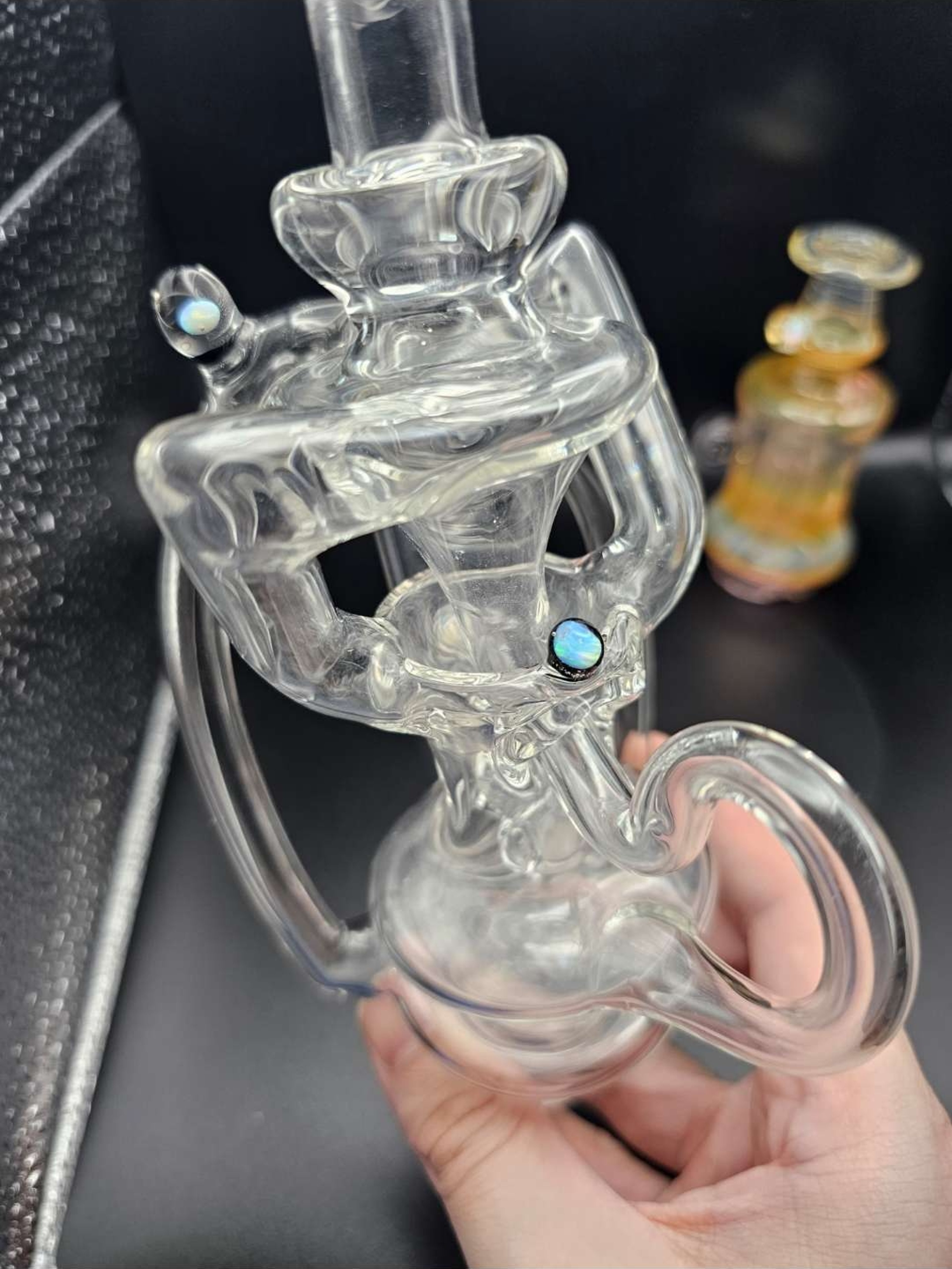 Preview pic of 🌪JF Glass Tornado Recycler Carta Top
