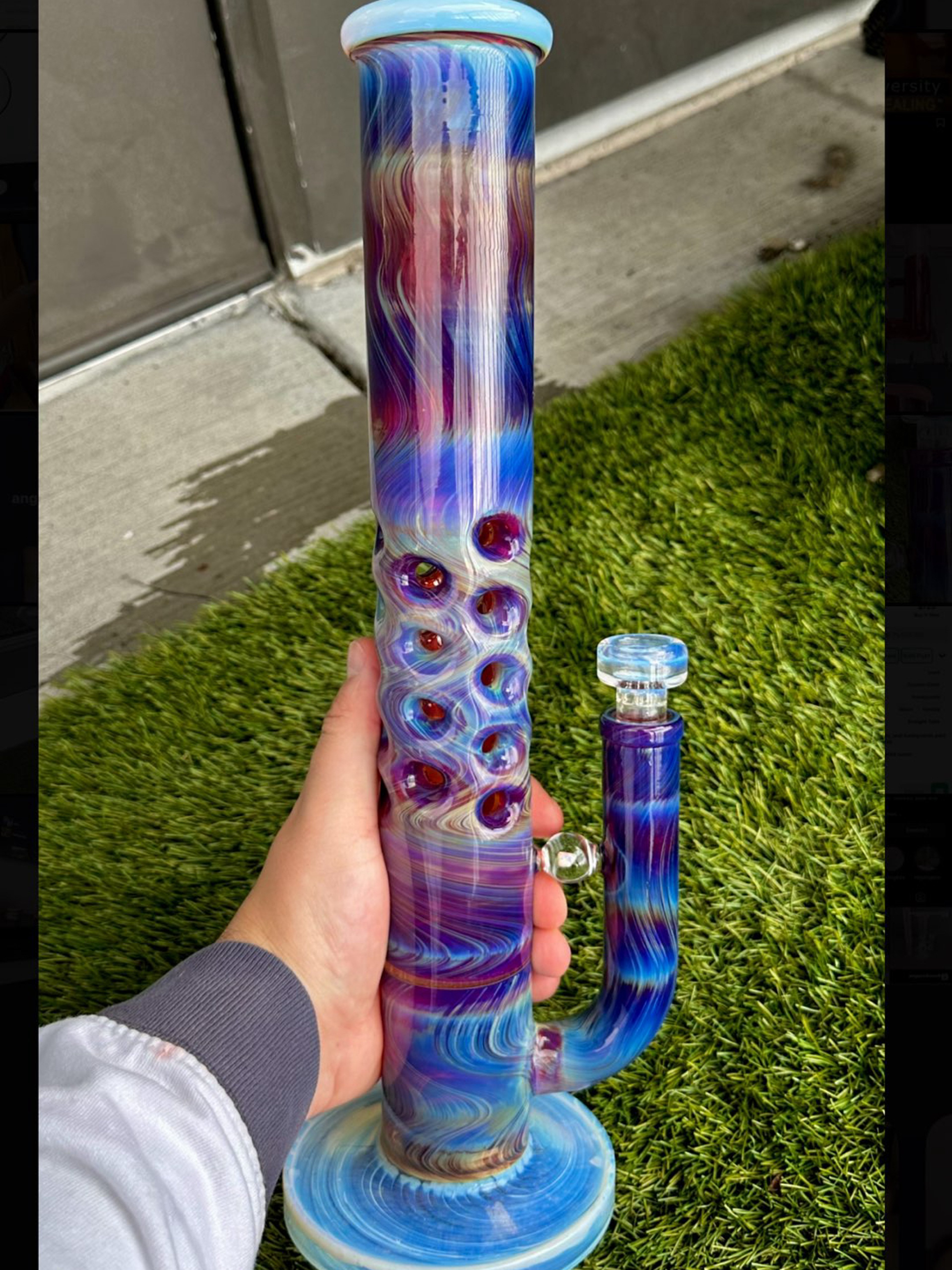 Preview pic of Fully Worked Straight Fab 15" with Opal, 18mm