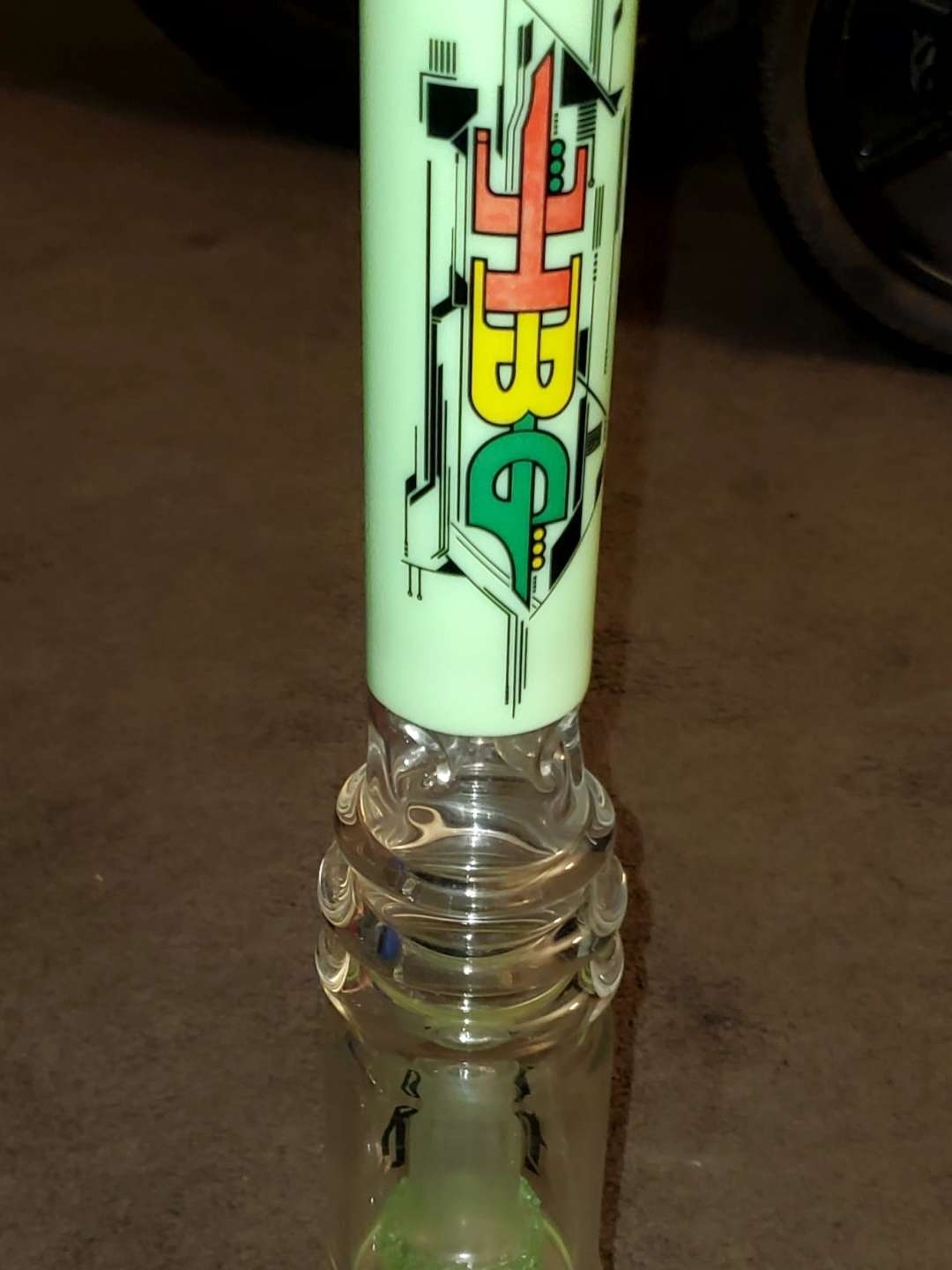 HBG Double UV Perc Tube 14mm image 0