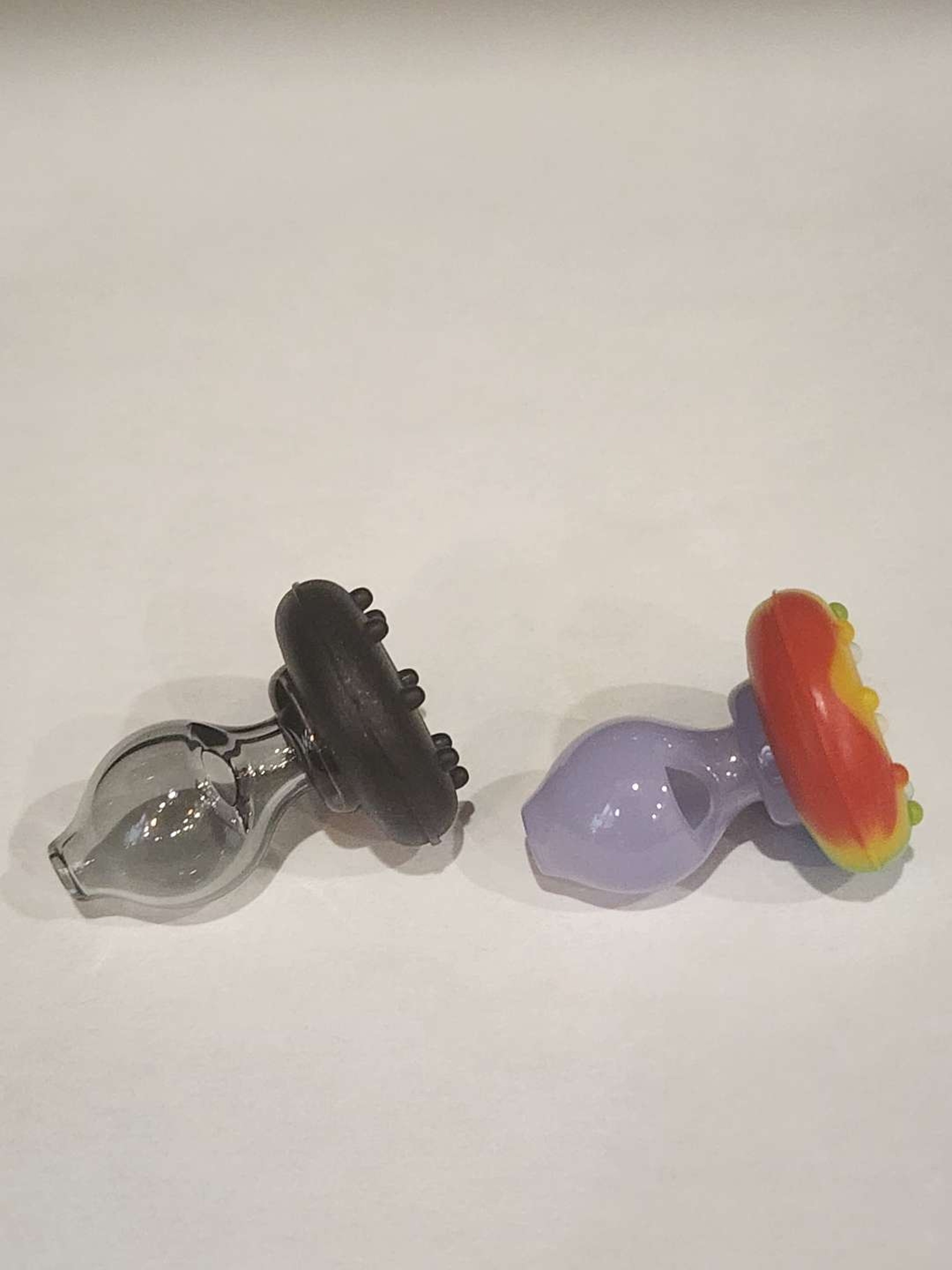 Preview pic of Pre-Owned Spacewalk Glass Joystick Puffco Peak OG ballcap 2-pack