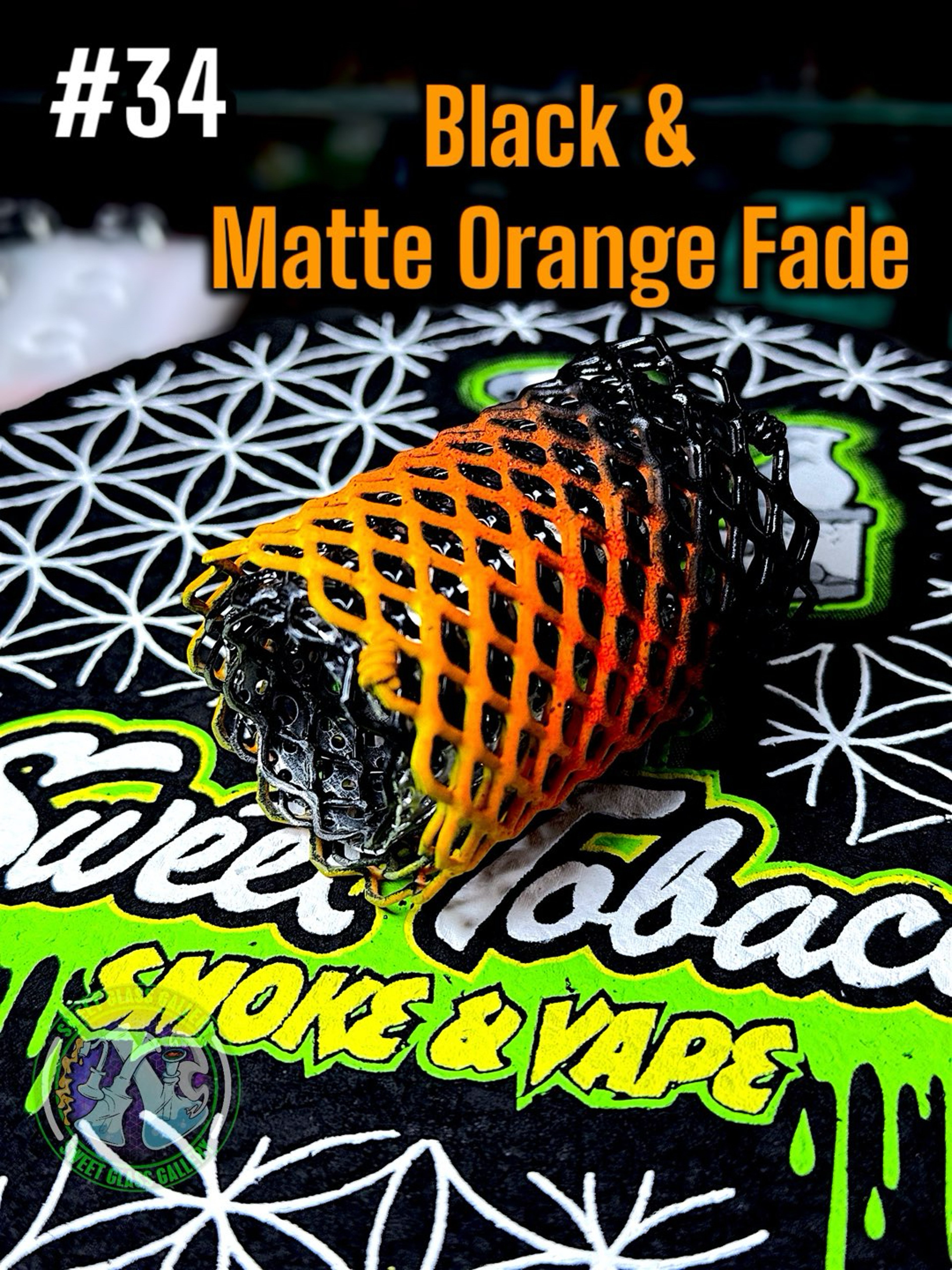 Preview pic of Mamba Guardz - Heat Cage #34 Blazer GT8000 Guard (Black & Matte Orange Fade)