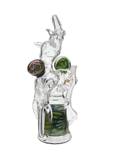 Preview pic of Jahnny Rise Glass x Pyro Glass Elephant & Rhino Collab