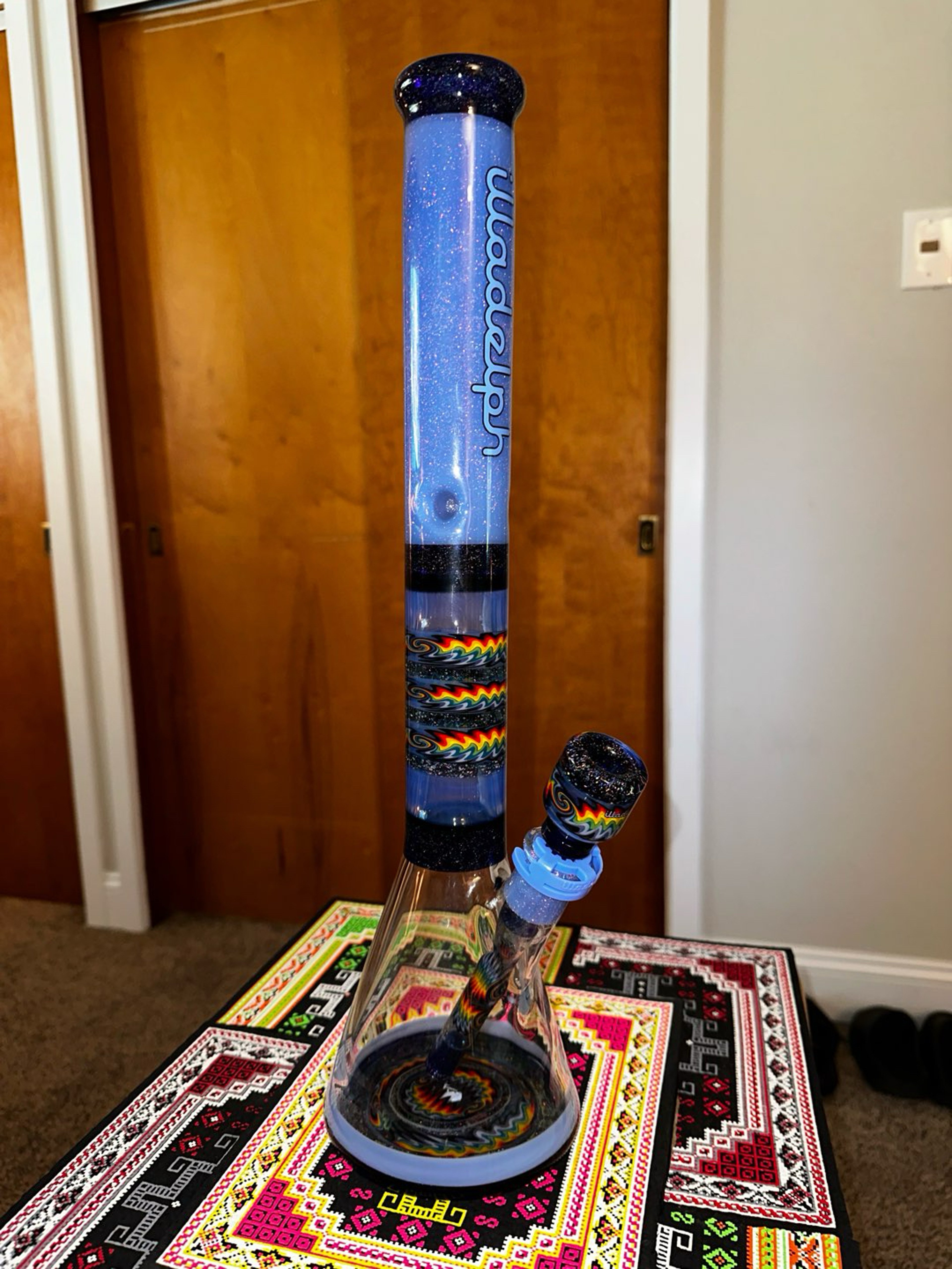 Preview pic of 1/1 Illadelph x Harold Ludeman Worked Beaker + CUSTOM ACCESSORIES