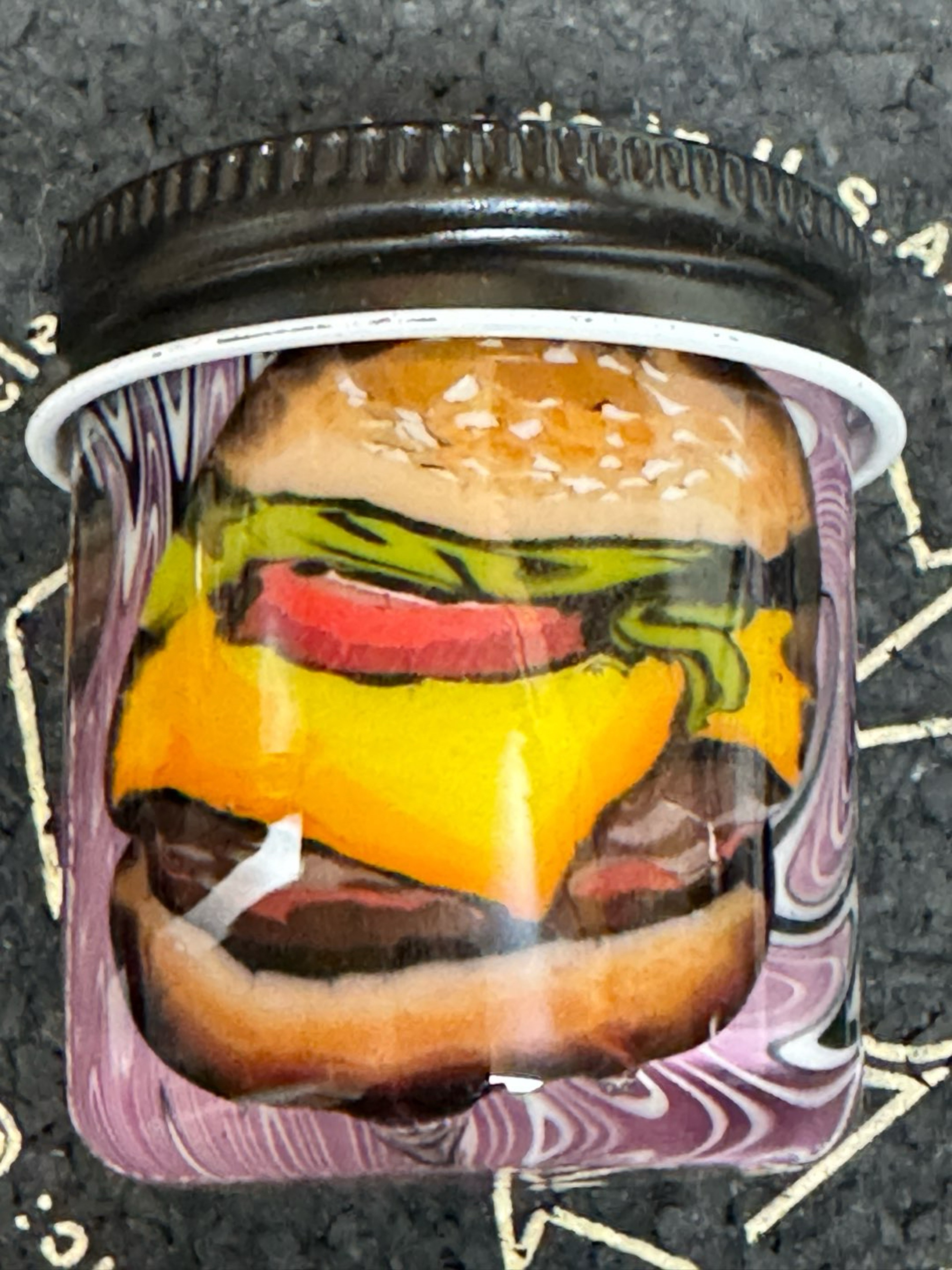 Preview pic of Stephen Boehme Burger and Pizza Millie UV Baller Jar