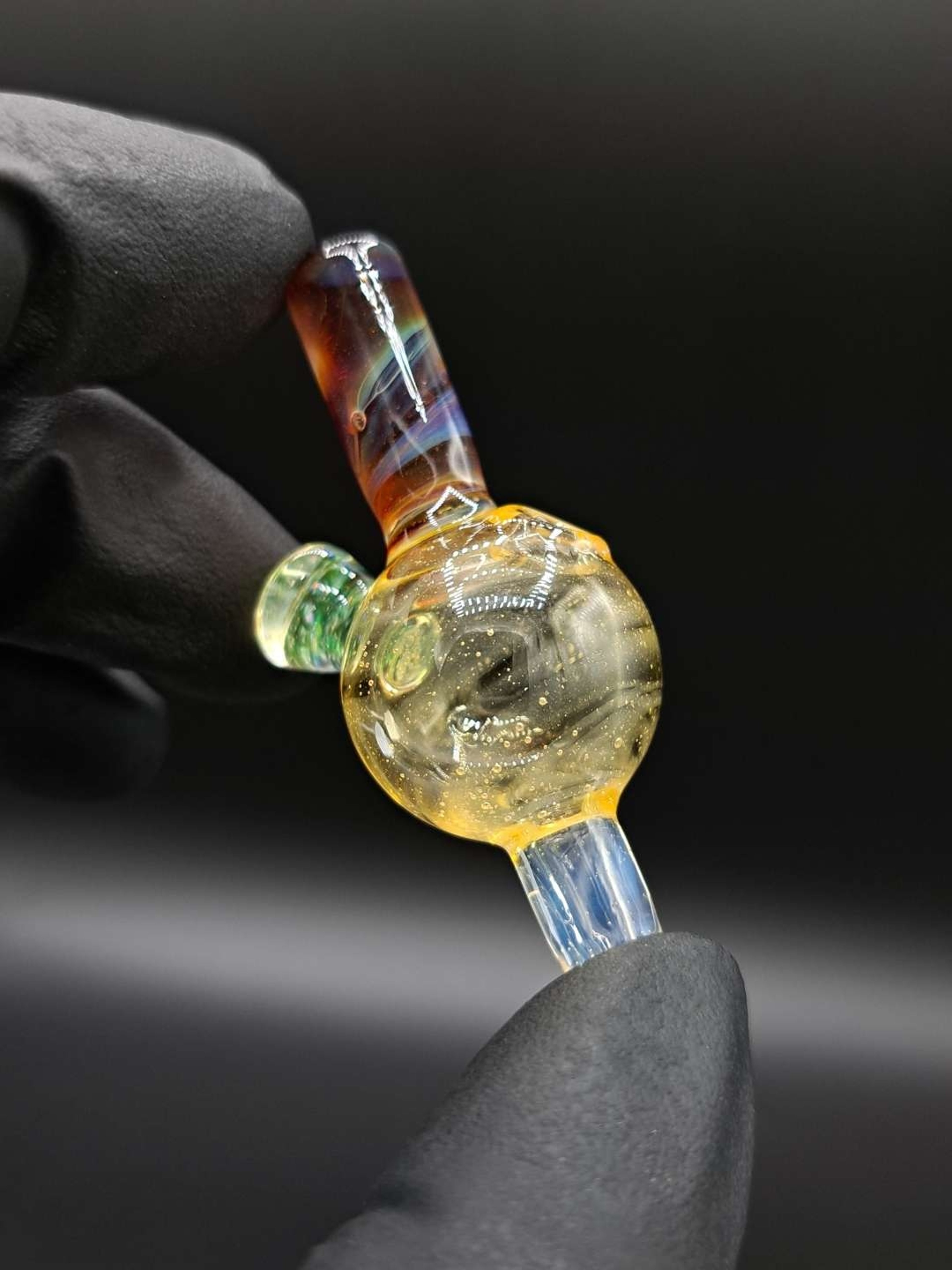 Preview pic of UV reactive ball cap crushed opal accent