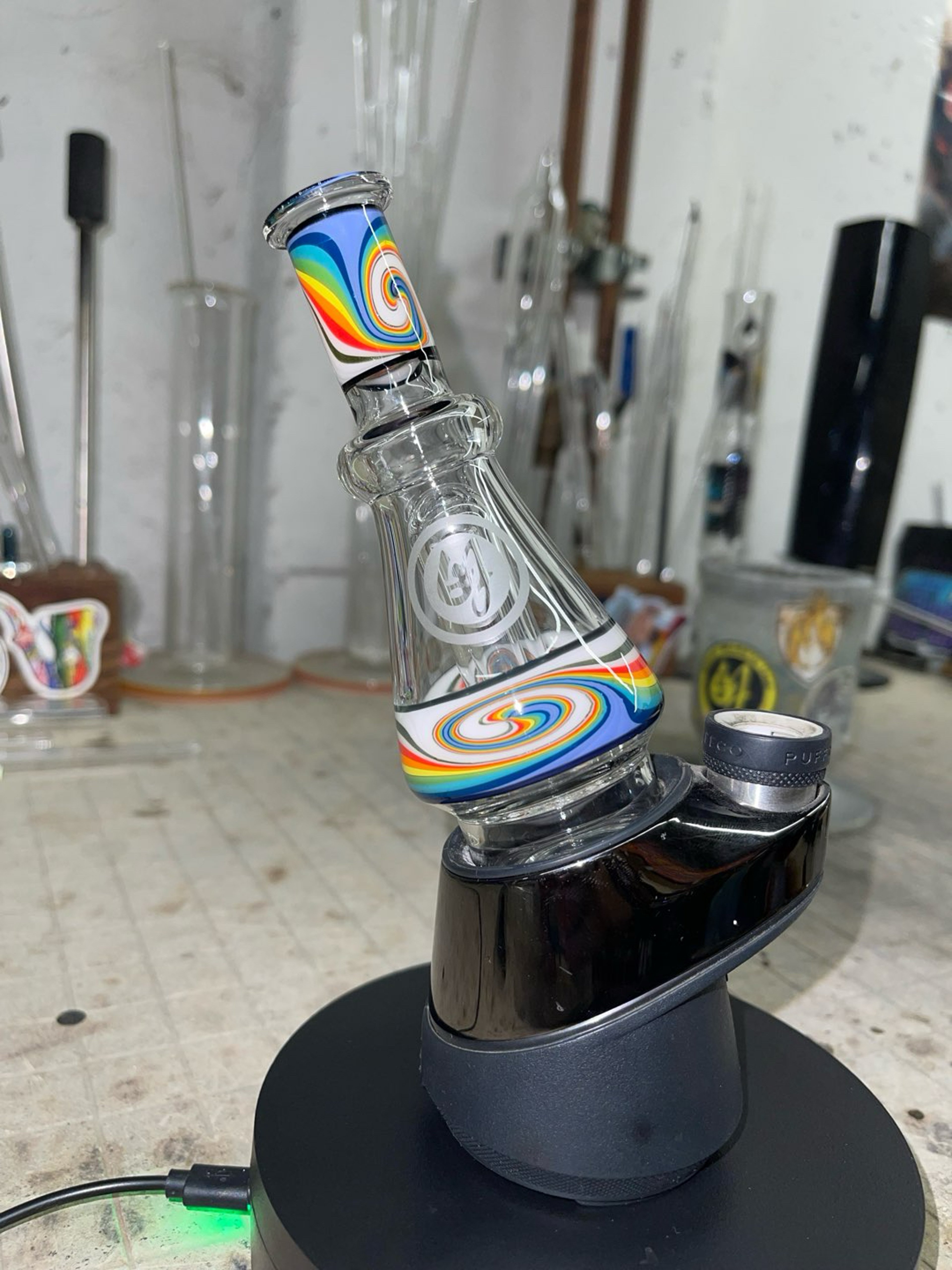 Puffco attachment rainbow wigwag(device not included) image 0