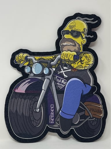 Preview pic of 74Lands “Seshons” biker homer moodmat