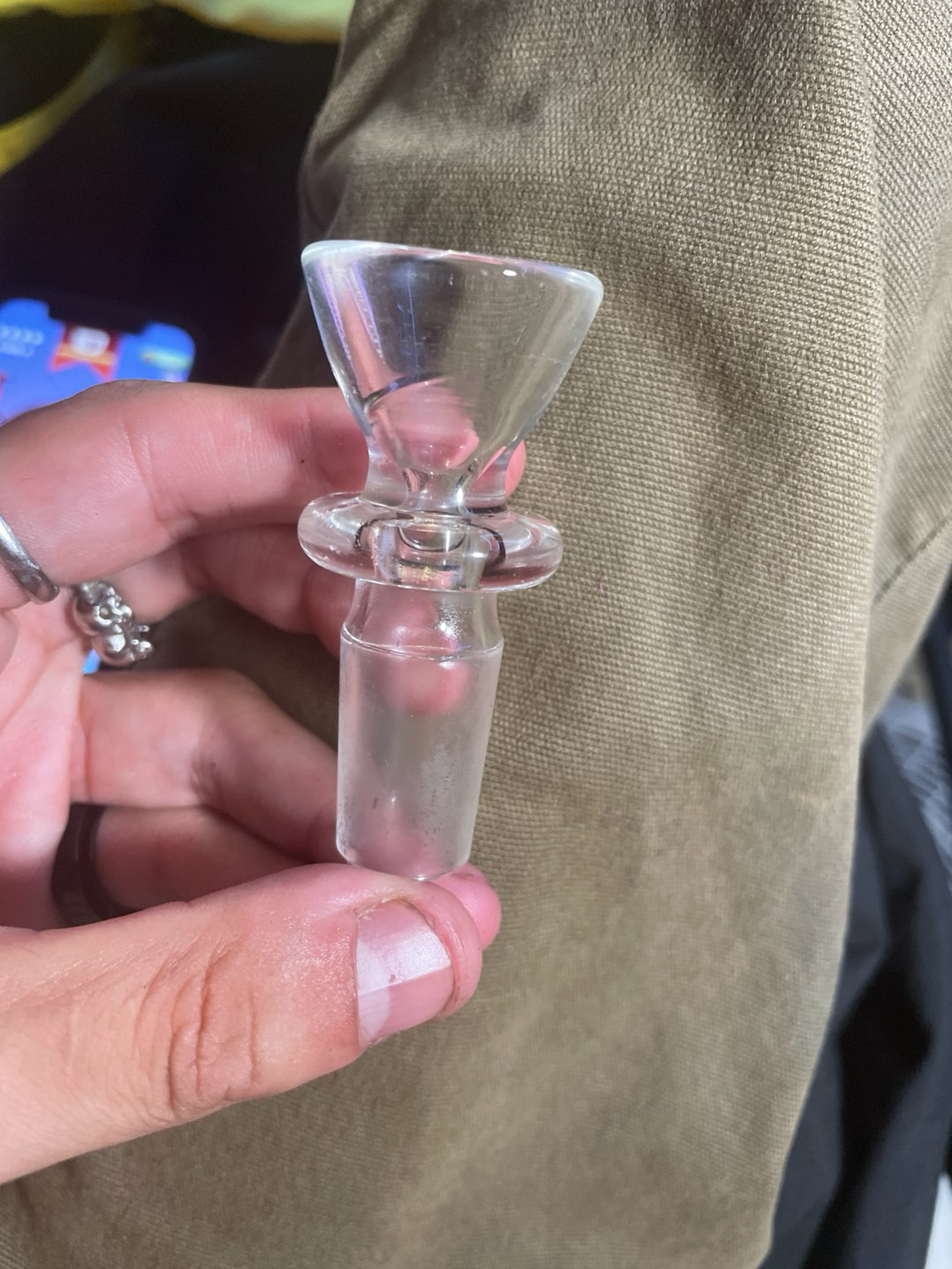Preview pic of rooster glass clear 18mm slide