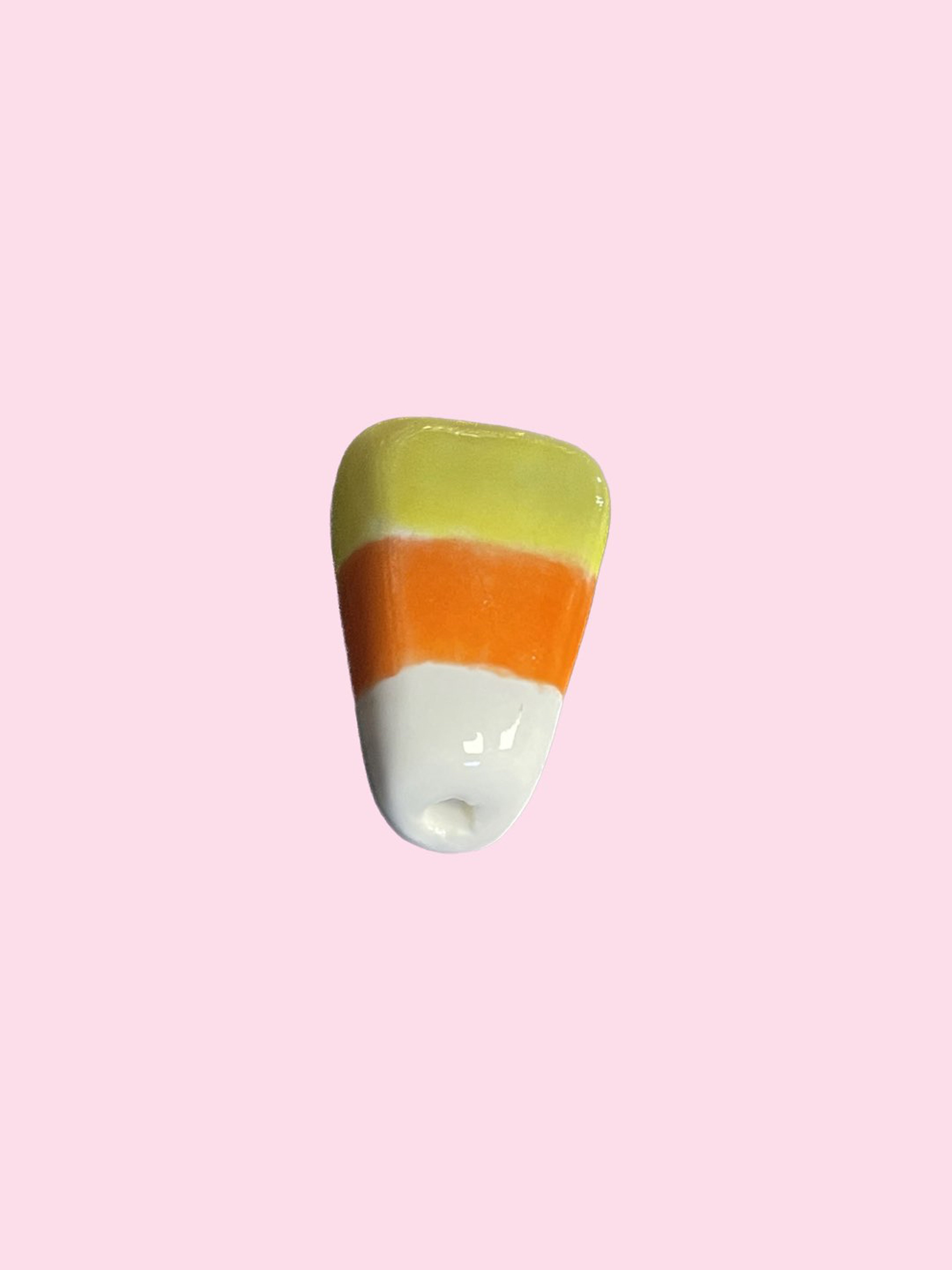 Preview pic of Handmade Halloween Candy Corn Smoke Stone